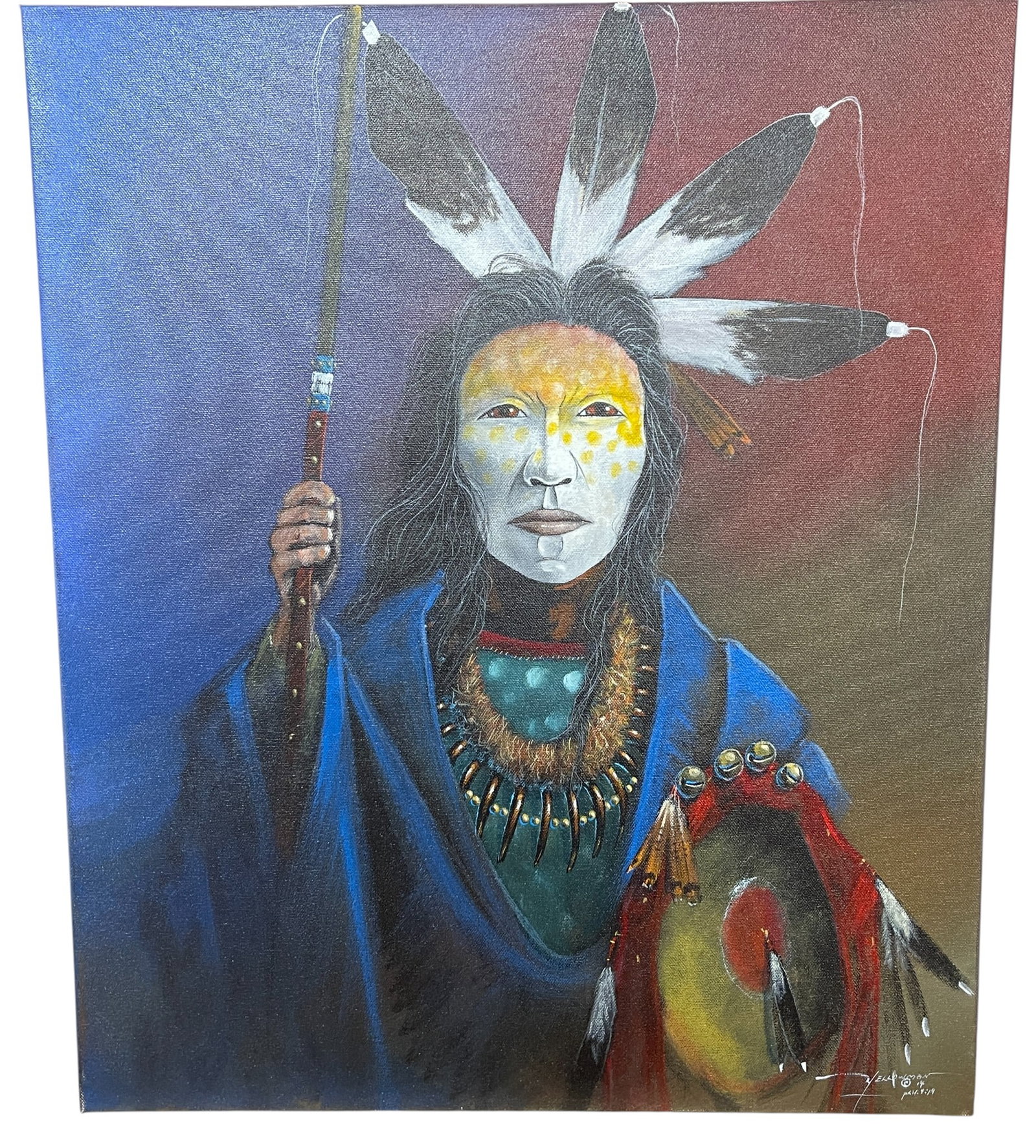 Bemic Yellowman O/C Remembering Red And Blue Days (1 of 6)