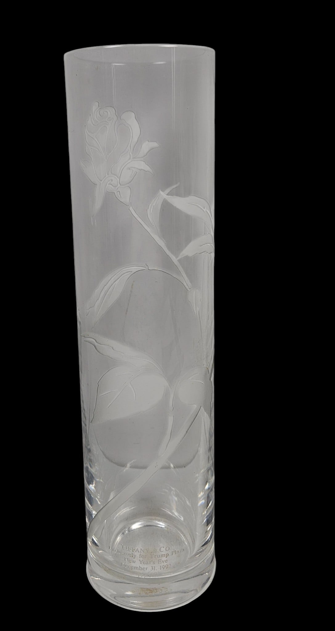 Tiffany & Co. Trump Plaza Limited Etched Glass Vase (1 of 7)