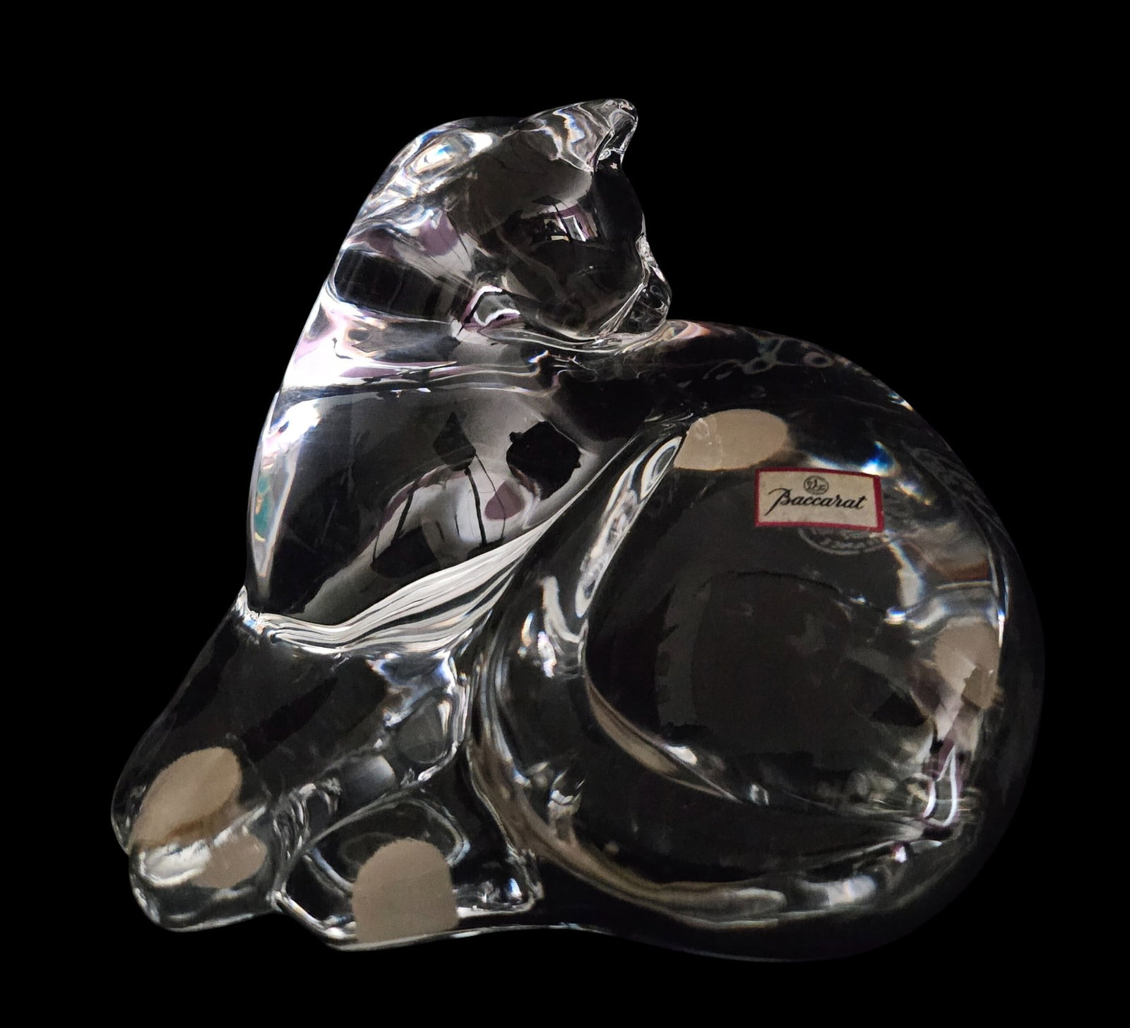 Baccarat Crystal Cat Figurine (1 of 7)