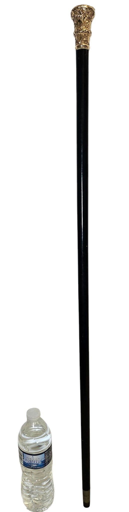 c1900 Presentation Gold Filled Ebonized Walking Stick - 5