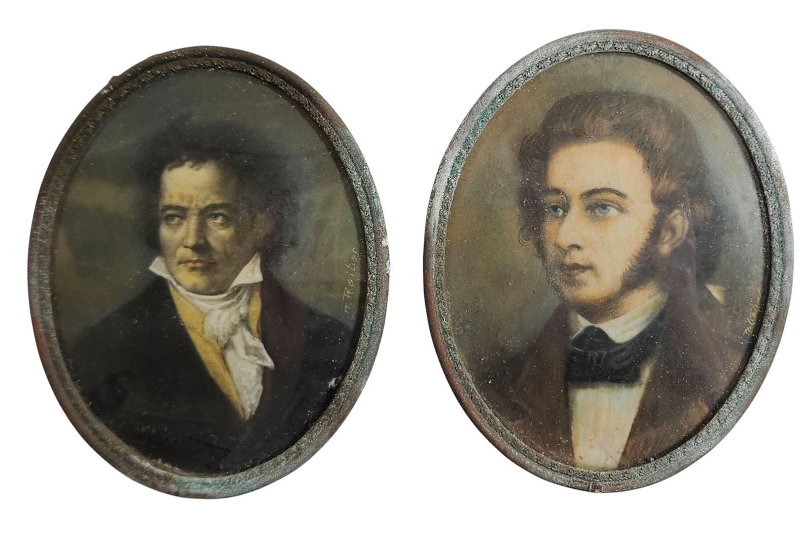 (2) 19th Century Portrait Miniature of Gentleman (1 of 6)