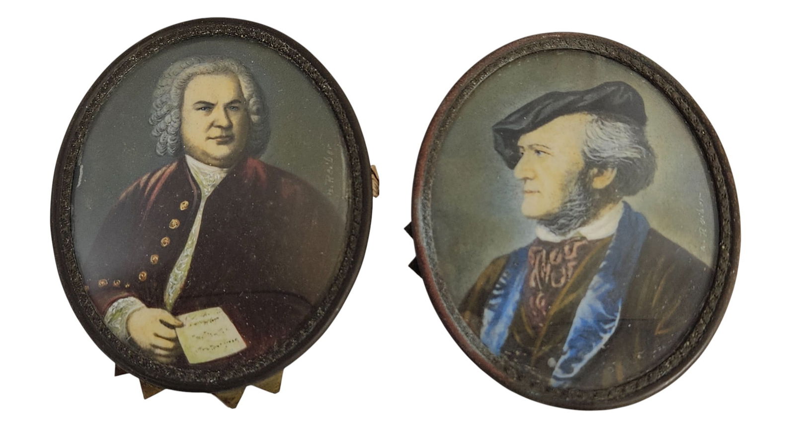 (2) 19th Century Portrait Miniature of Gentleman (1 of 5)