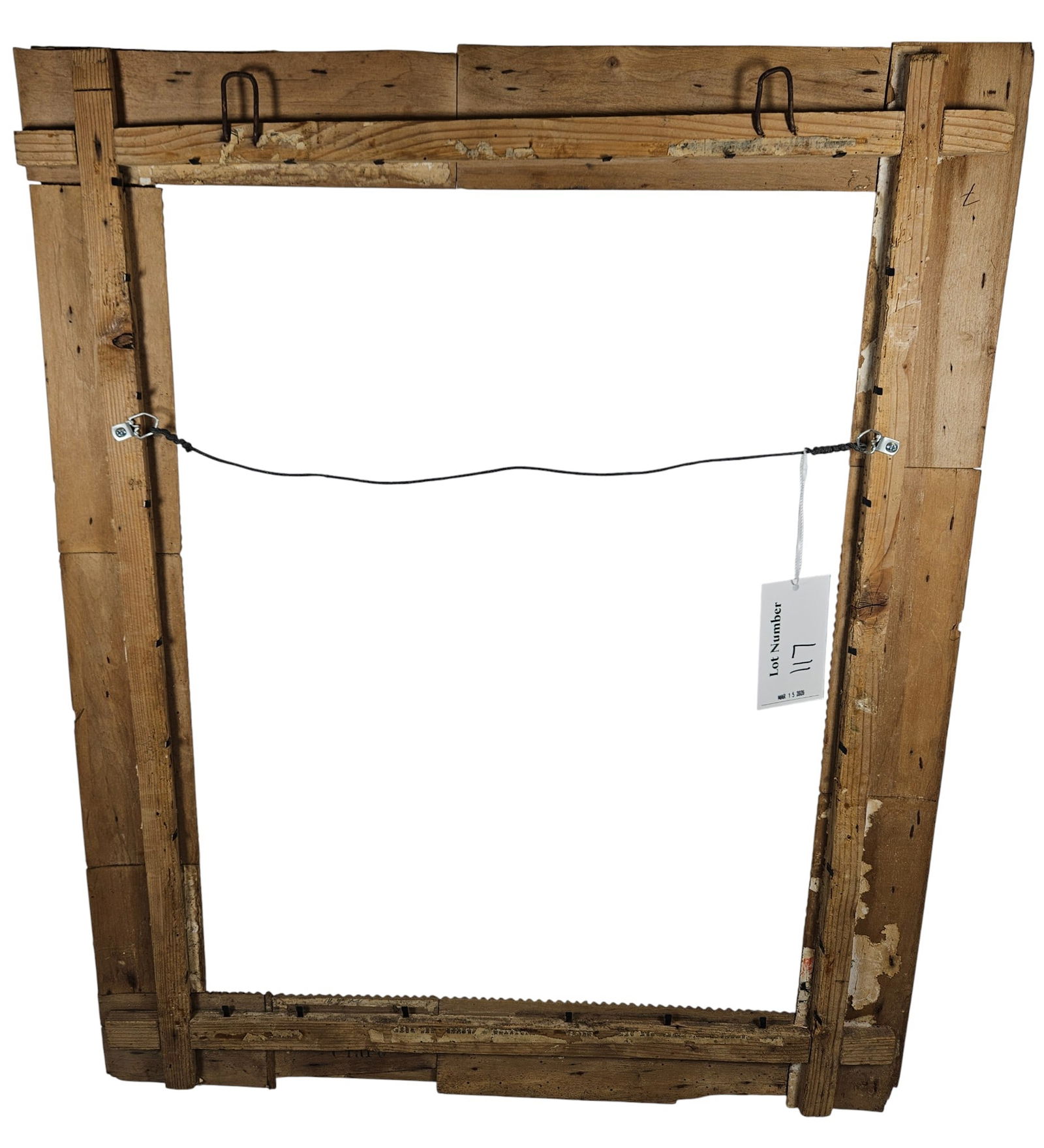 19th Century Tramp Art Frame - 2