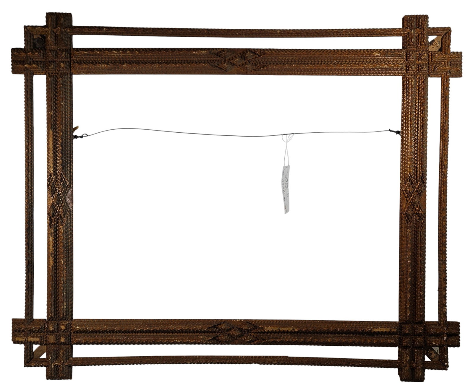 19th Century Tramp Art Frame (1 of 3)