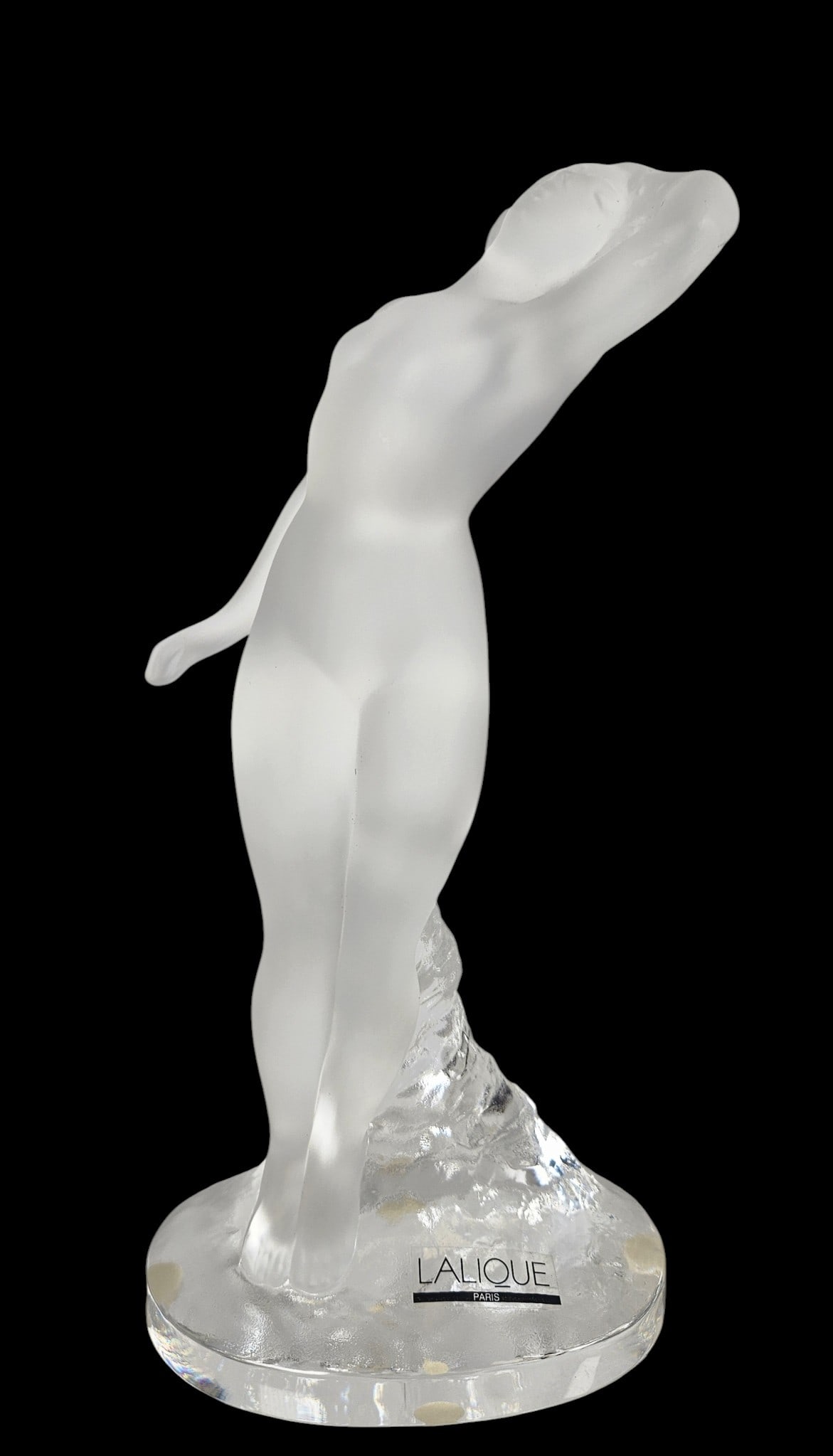 Lalique "Danseuse Bras Baisse" Frosted Crystal Statuette (1 of 6)