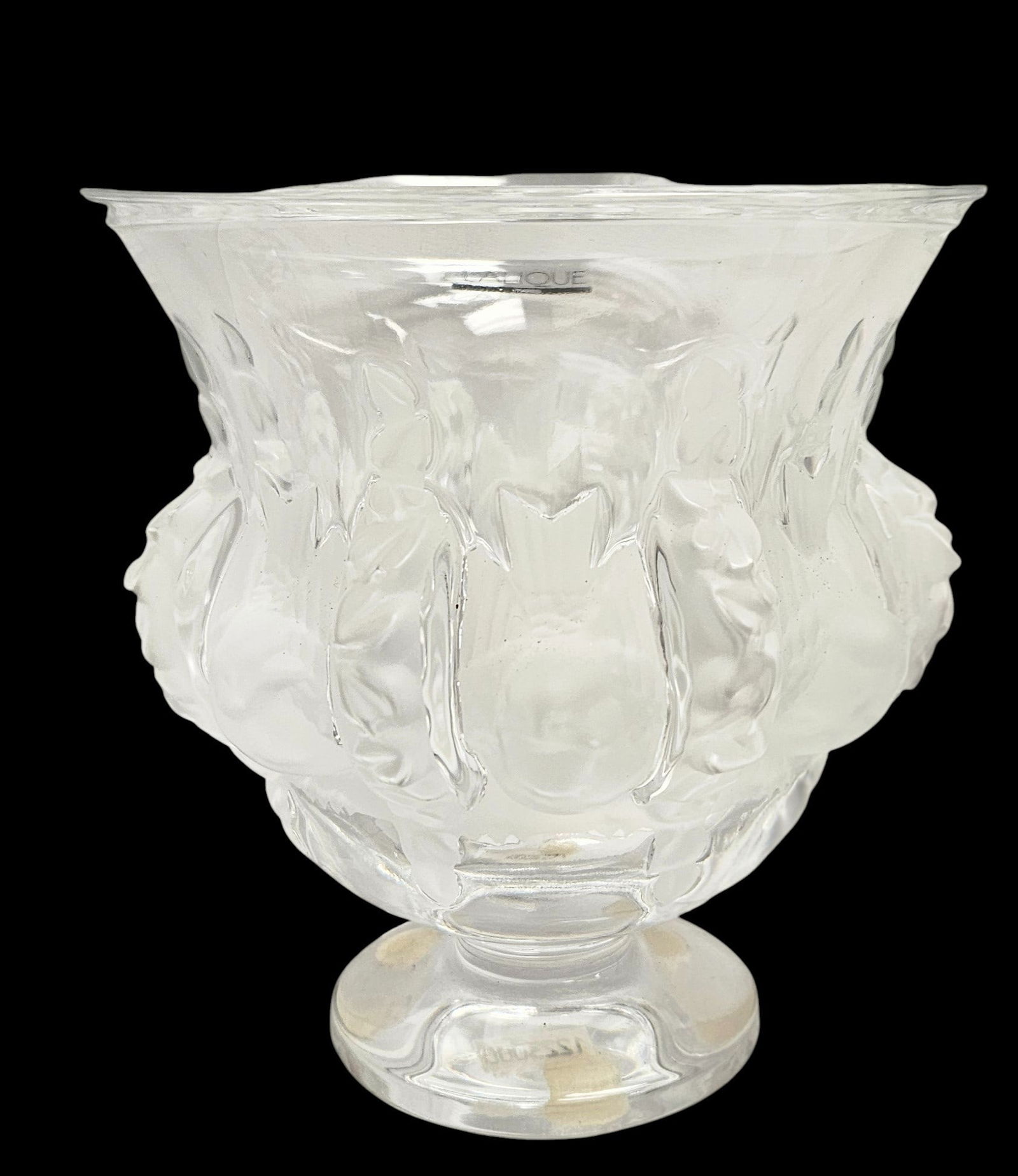 Lalique Crystal Dampierre Vase - 2