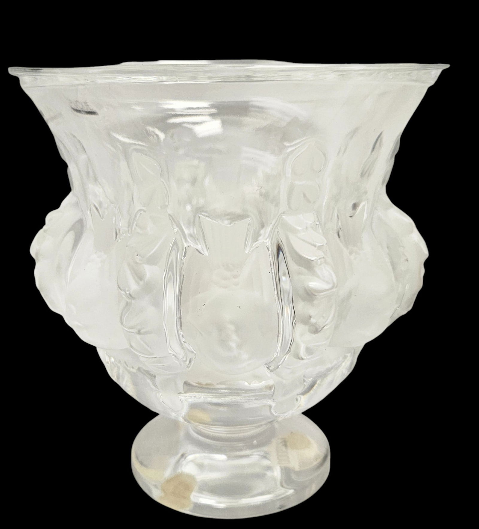 Lalique Crystal Dampierre Vase - 3