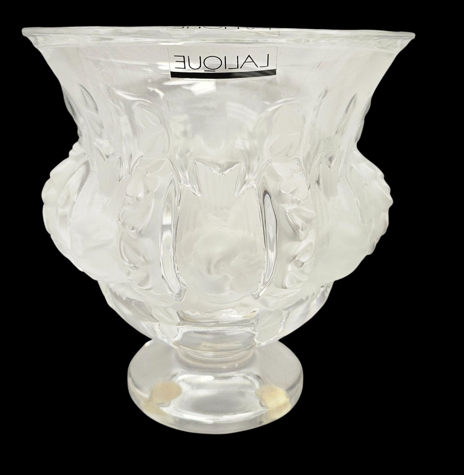 Lalique Crystal Dampierre Vase - 4