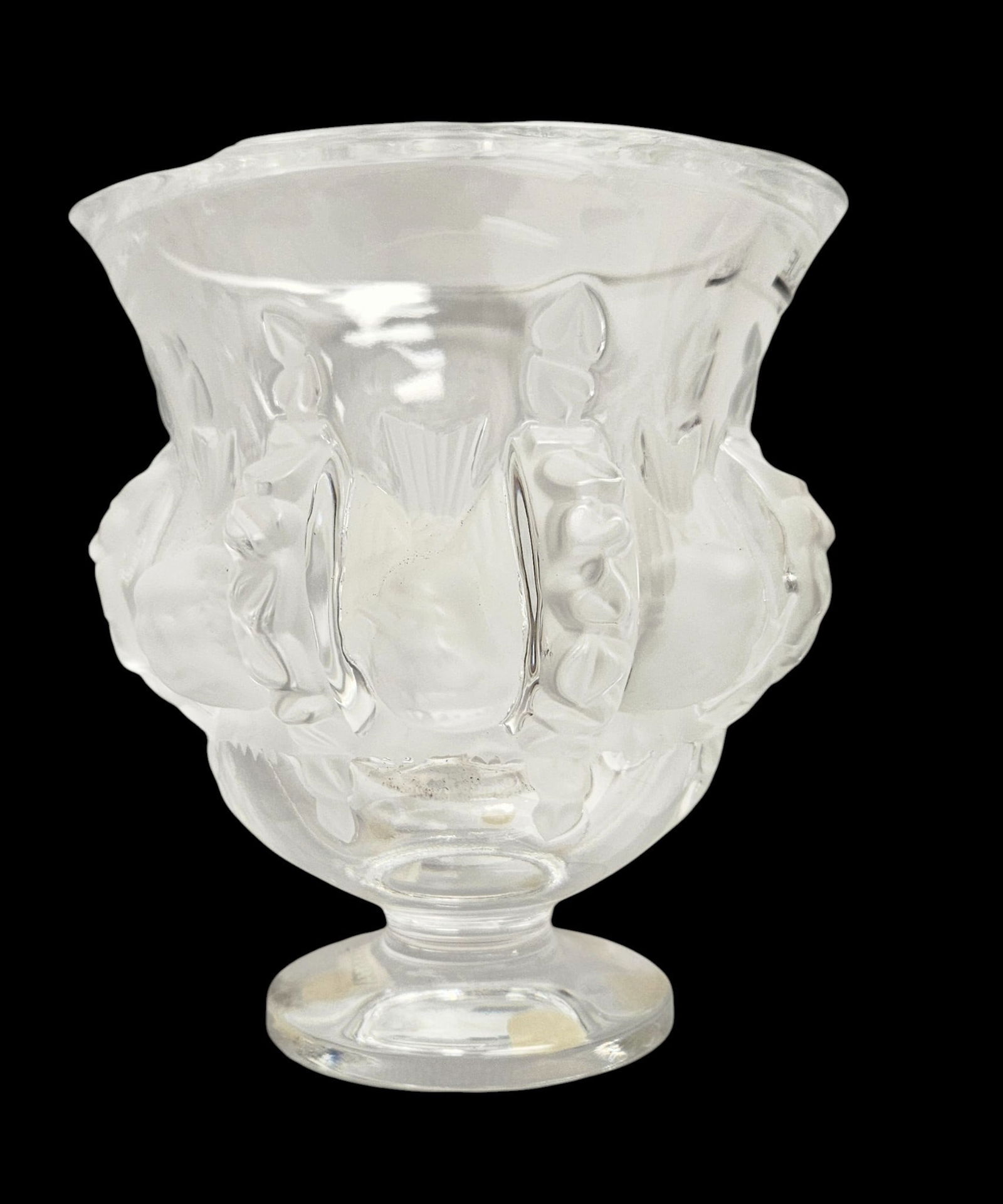 Lalique Crystal Dampierre Vase - 5