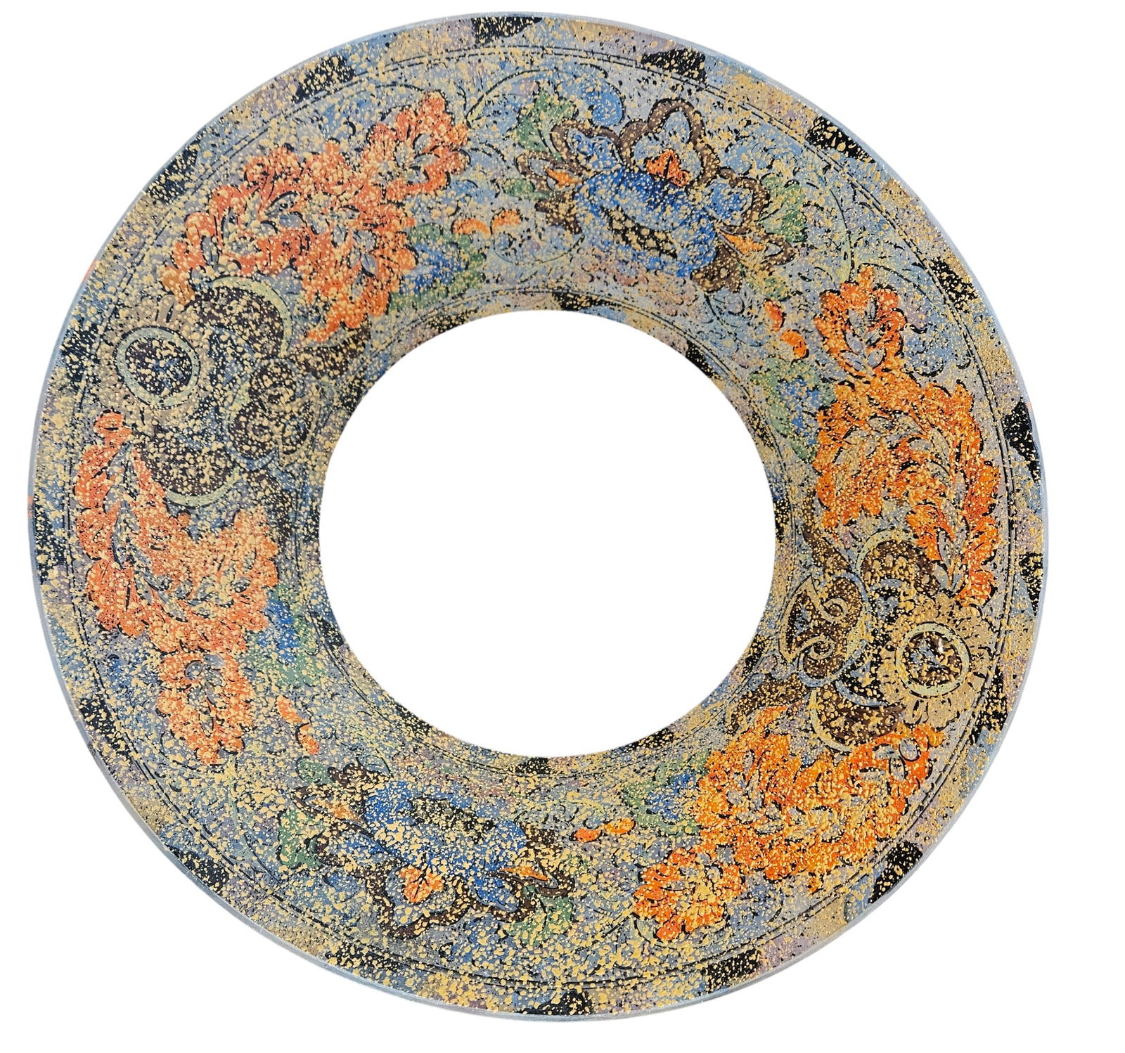 Pairpoint Reverse Painted 3 Arm Control Bubble Lamp - 6