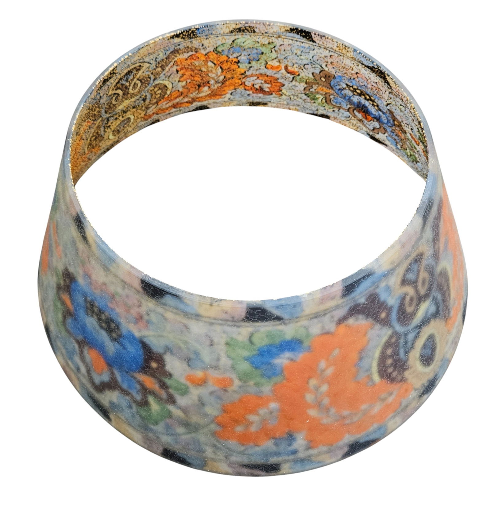 Pairpoint Reverse Painted 3 Arm Control Bubble Lamp - 7