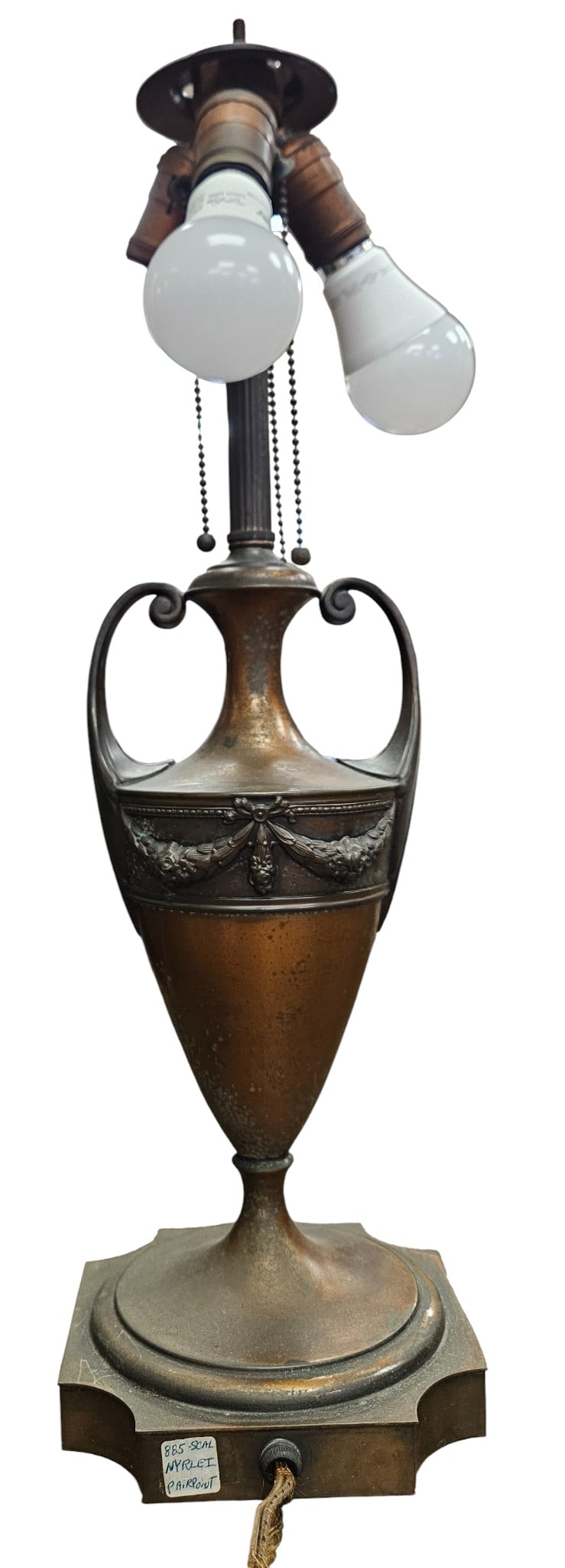 Signed Pairpoint Reverse Painted Lamp - 6