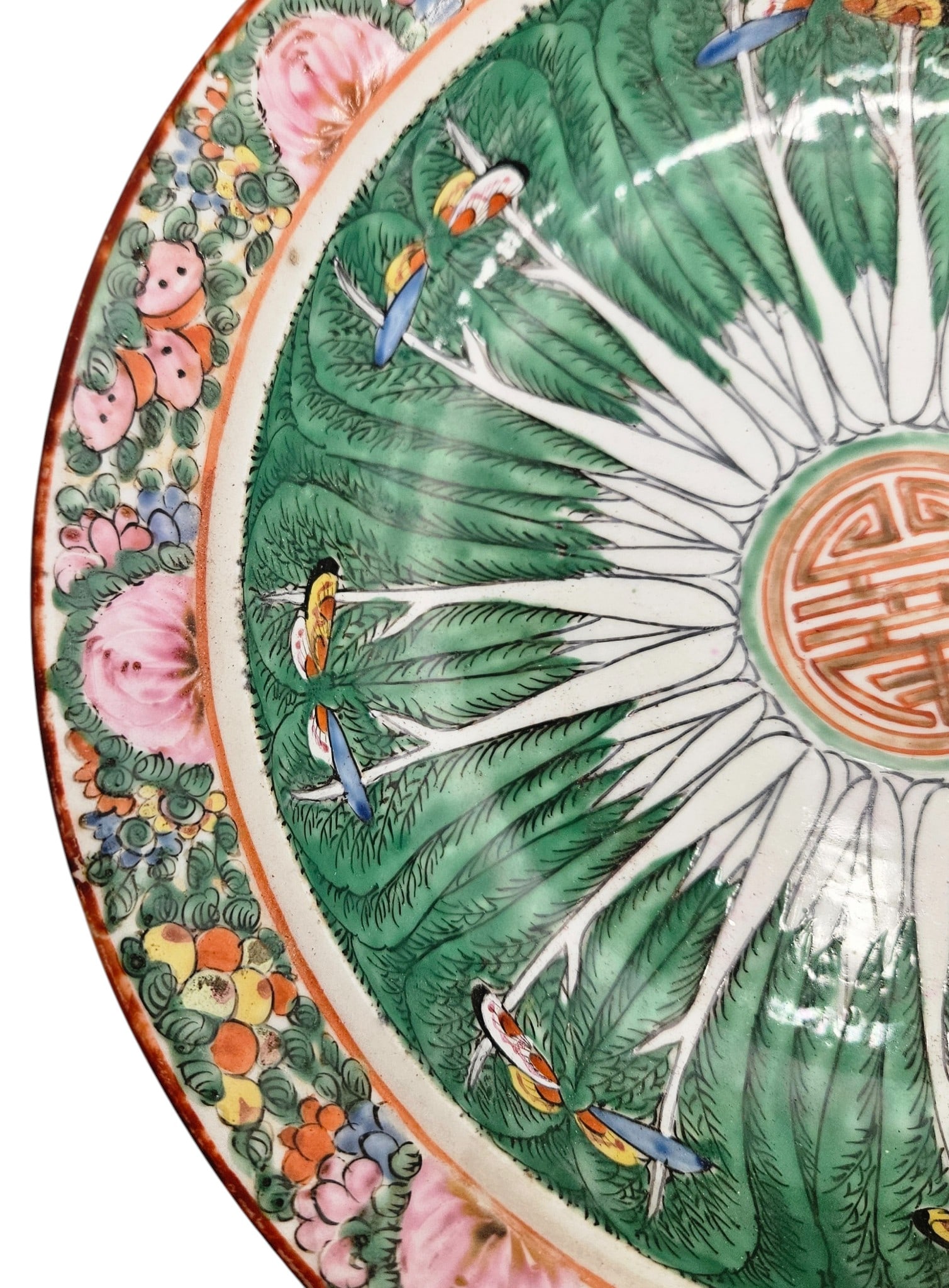 Chinese Export Cabbage Leaf Porcelain Covered Dish - 4