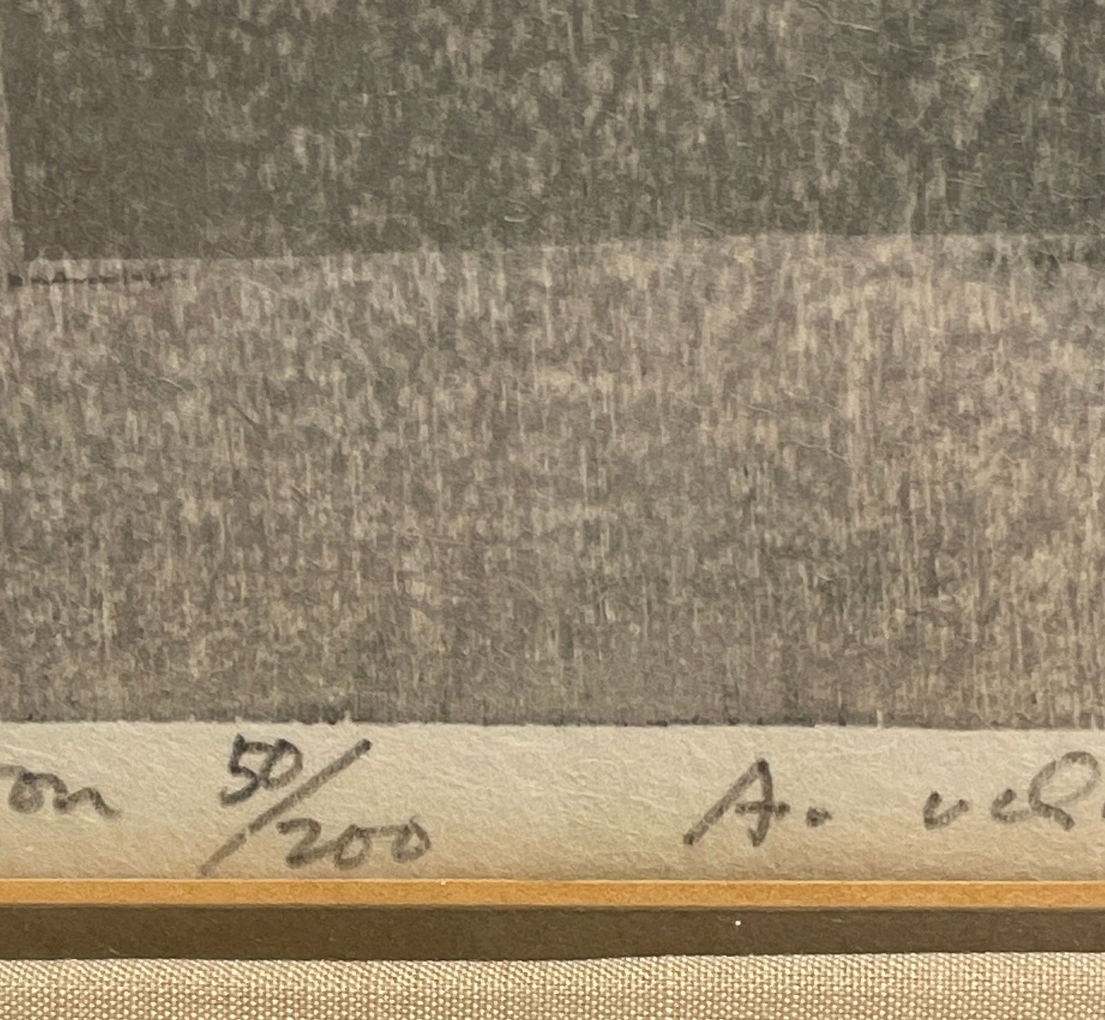 Ansei Uchima L/E Lithograph Descending Moon, 1963 - 5