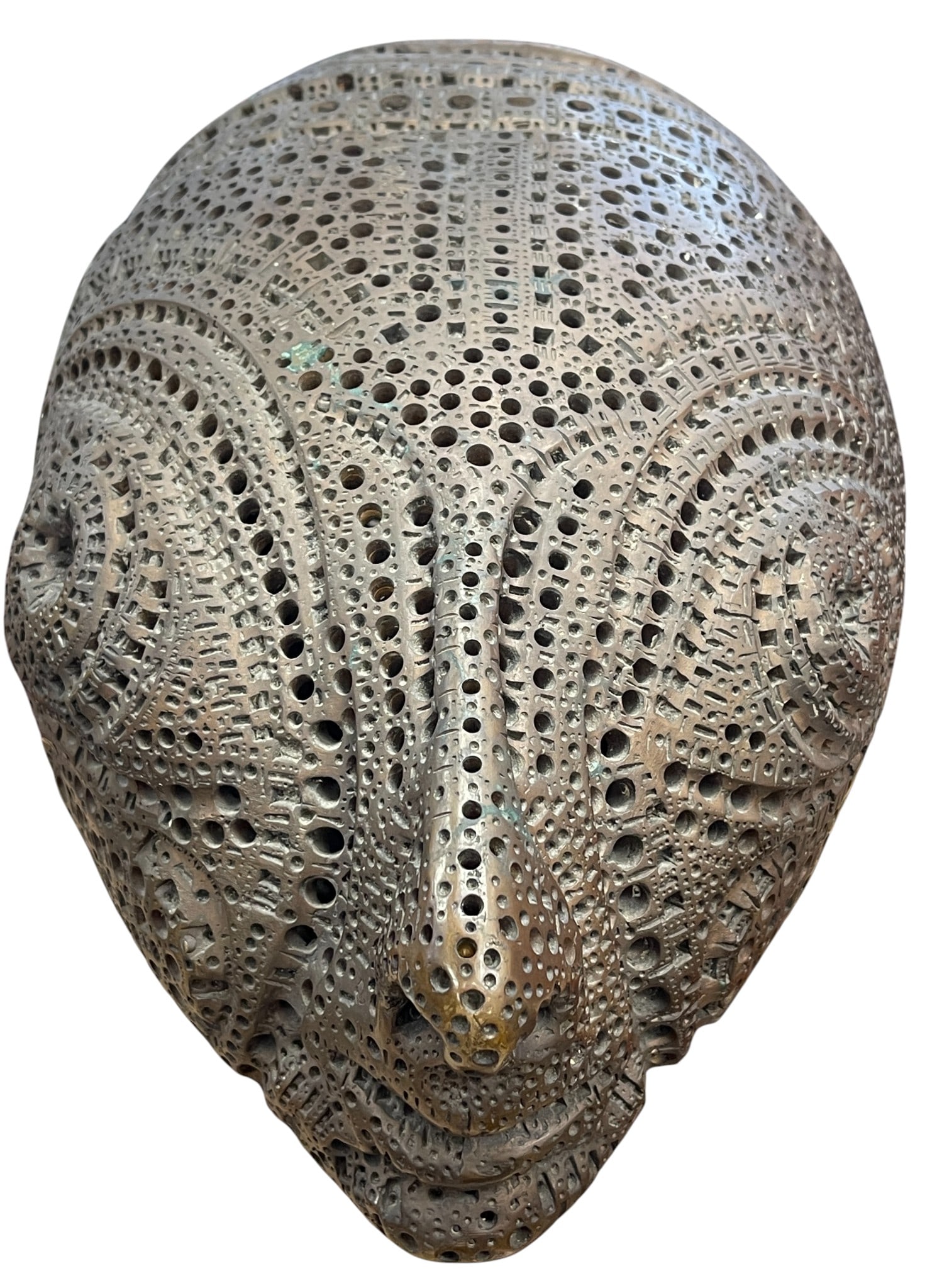 Scarce Large Bronze Alexander Ney Dysmorphic Head - 2