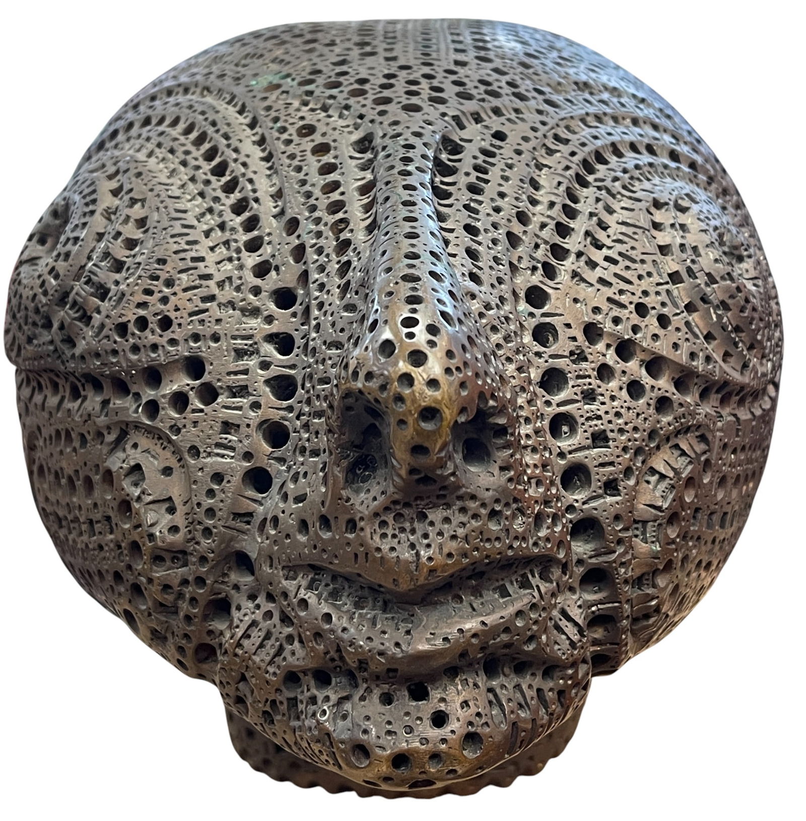 Scarce Large Bronze Alexander Ney Dysmorphic Head - 3