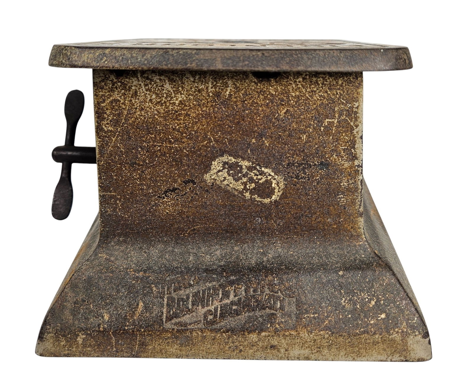 Key Wound Mechanical Clock Work Cigar Cutter - 2