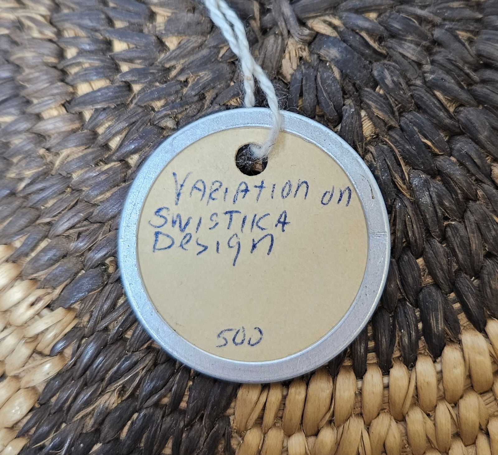 c1910 Native American Woven Pima Basket - 5