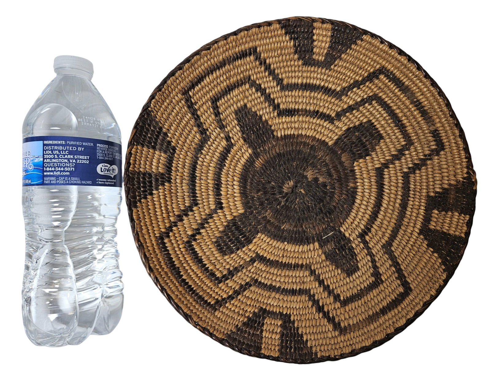 c1910 Native American Woven Pima Basket - 6