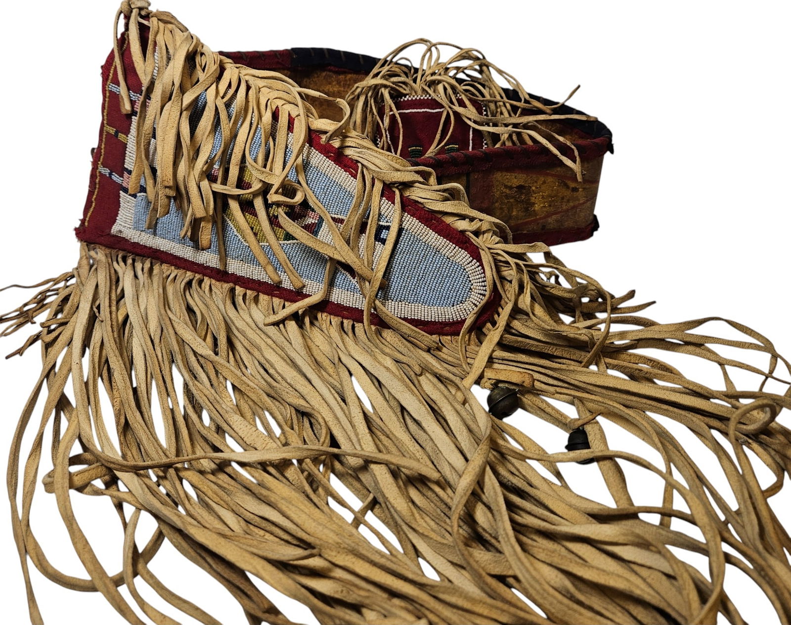 c1900 Crow Beaded Parfleche Lance Case (1 of 6)