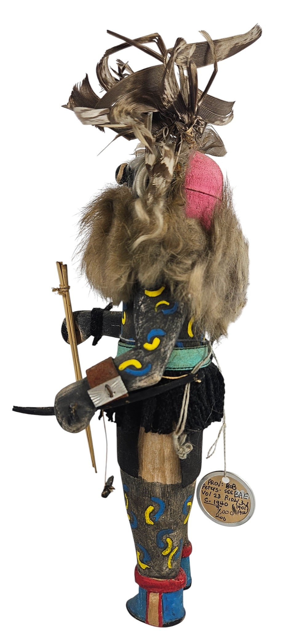 c1940 Zuni Warrior Guard Kachina - 4