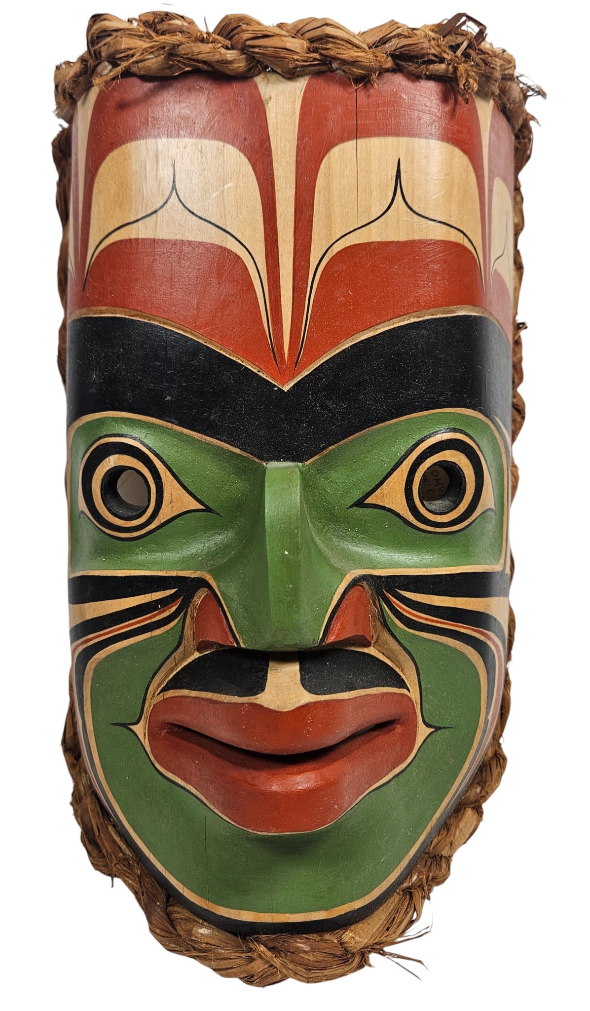 Janice Morin (Salish/Cree, British Columbia, 1952-) Pacific Northwest Komokwa Prince Mask (1 of 10)