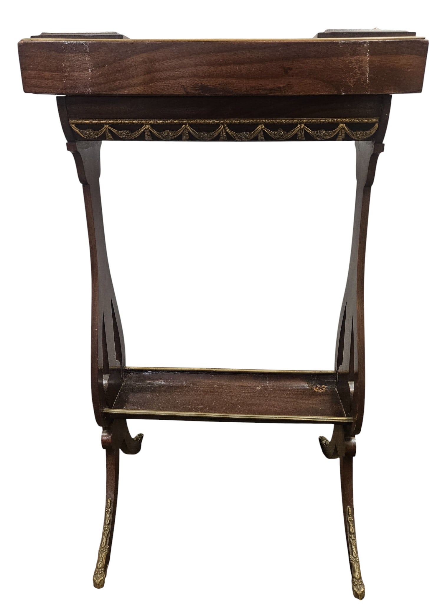 19th Century Bronze Mounted Mahogany Sewing Table (1 of 11)