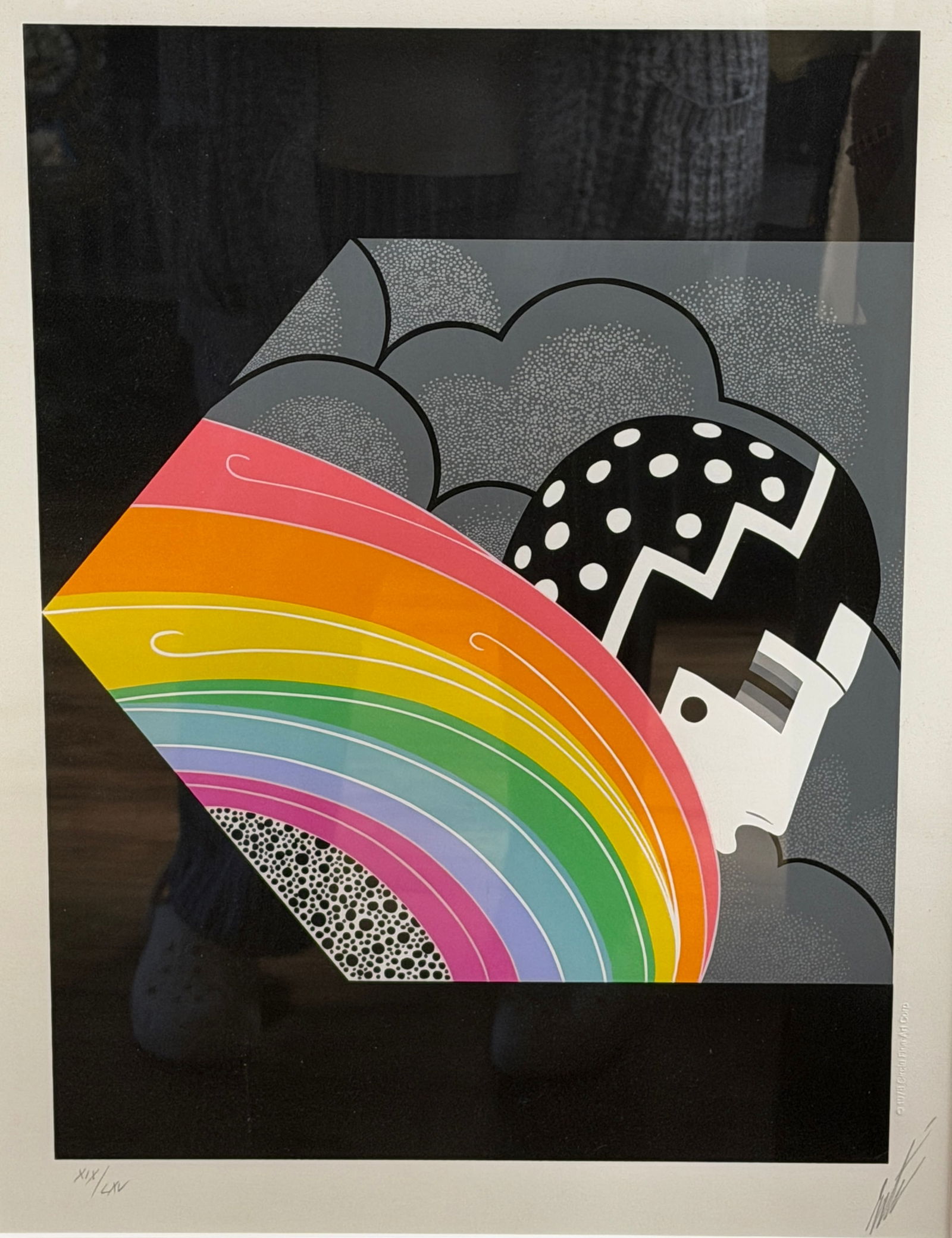 Tempest by Erte (1892-1990) Signed Serigraph - 2