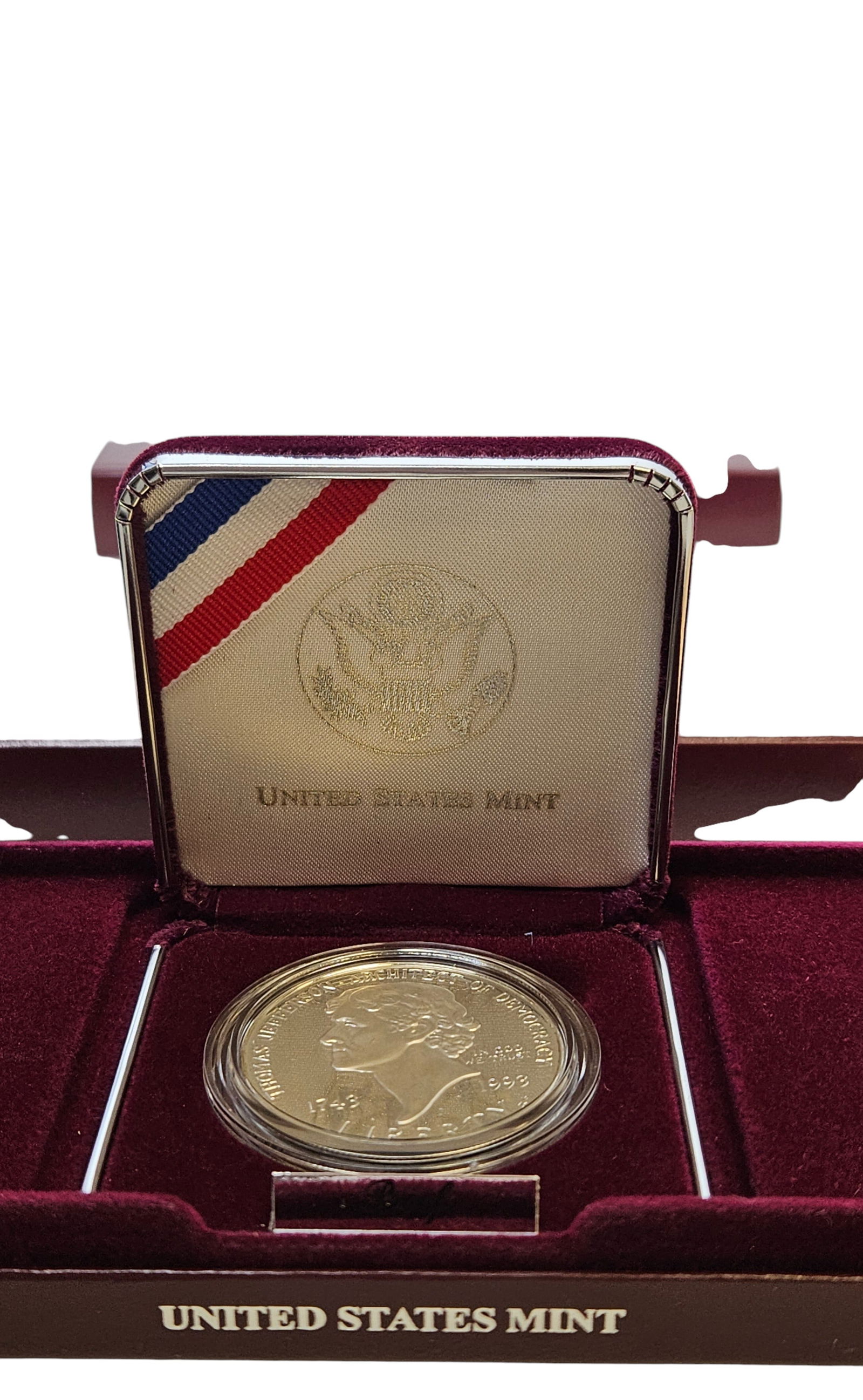 (2) 1991 US Mint USO Silver Dollar Proofs - 4