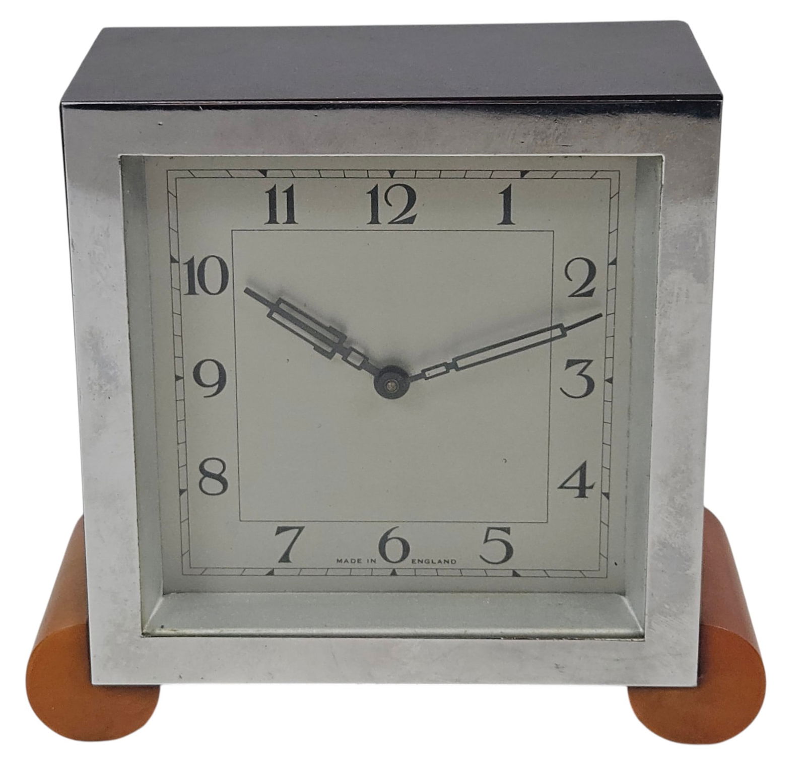 English Art Deco Bakelite Desk Clock (1 of 6)
