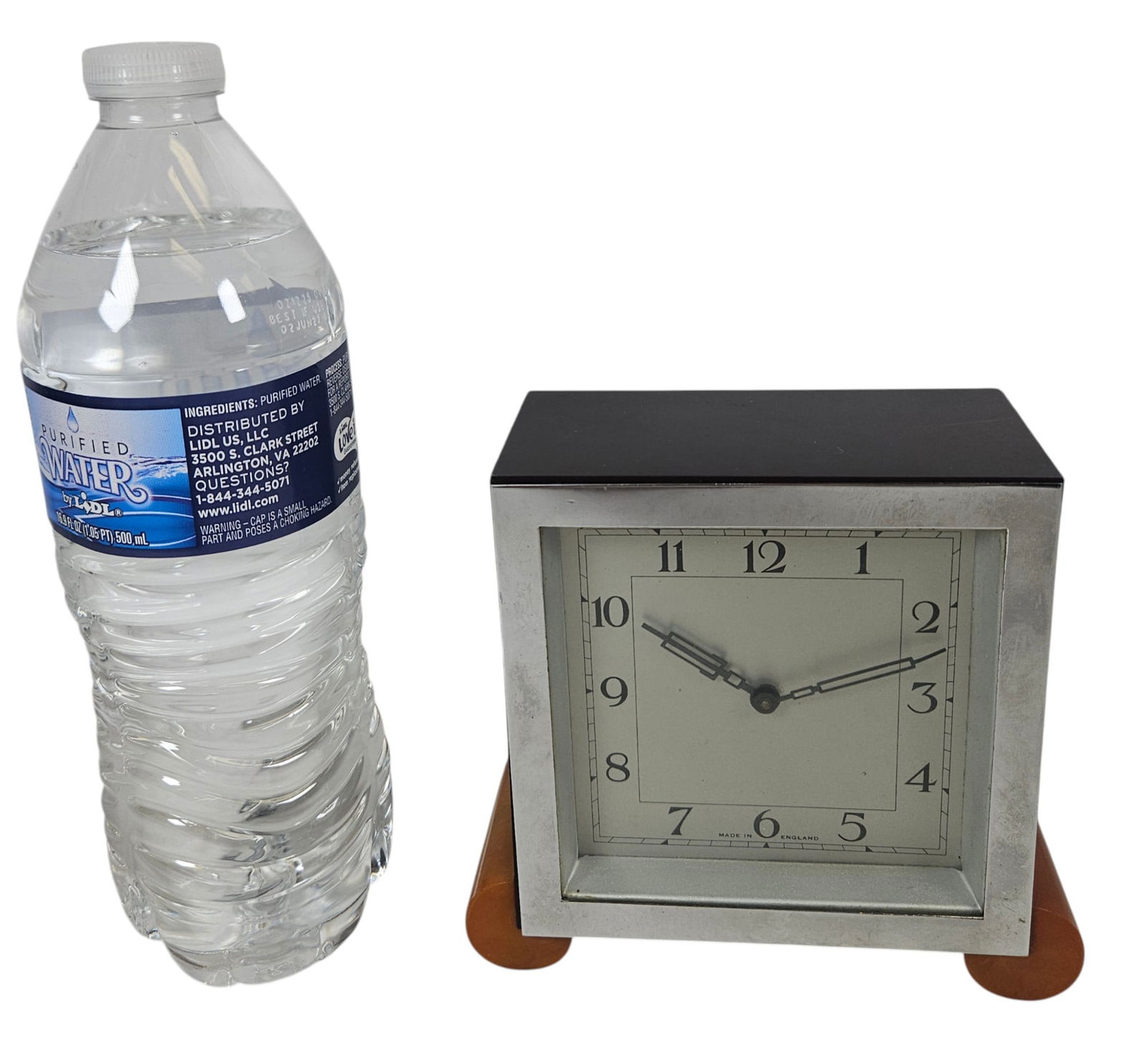 English Art Deco Bakelite Desk Clock - 6