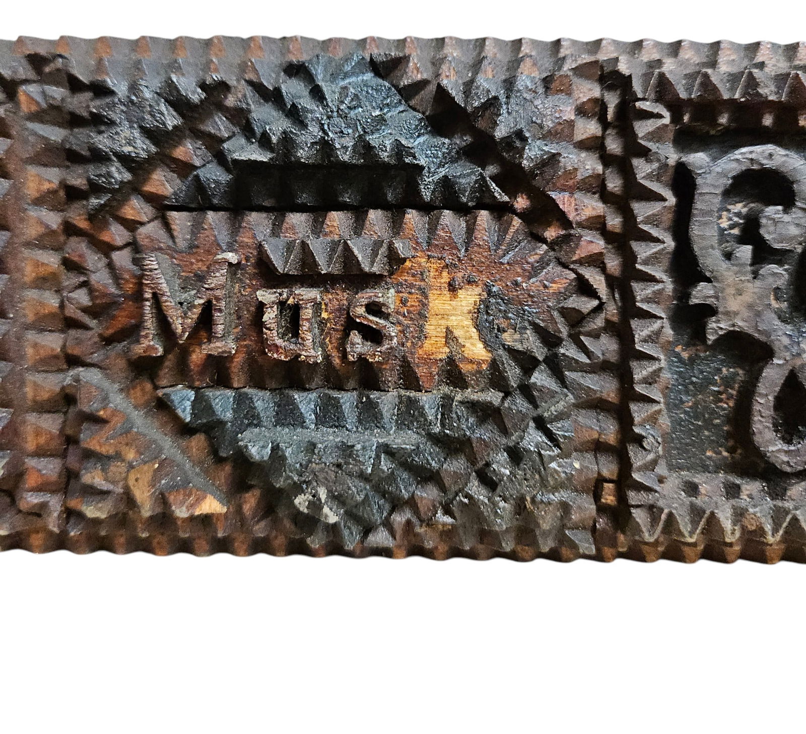 19th Century Tramp Art Frame - 2