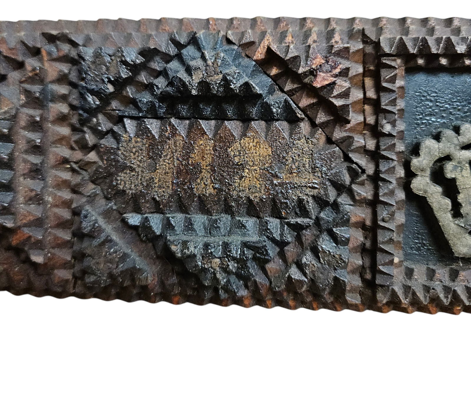 19th Century Tramp Art Frame - 4