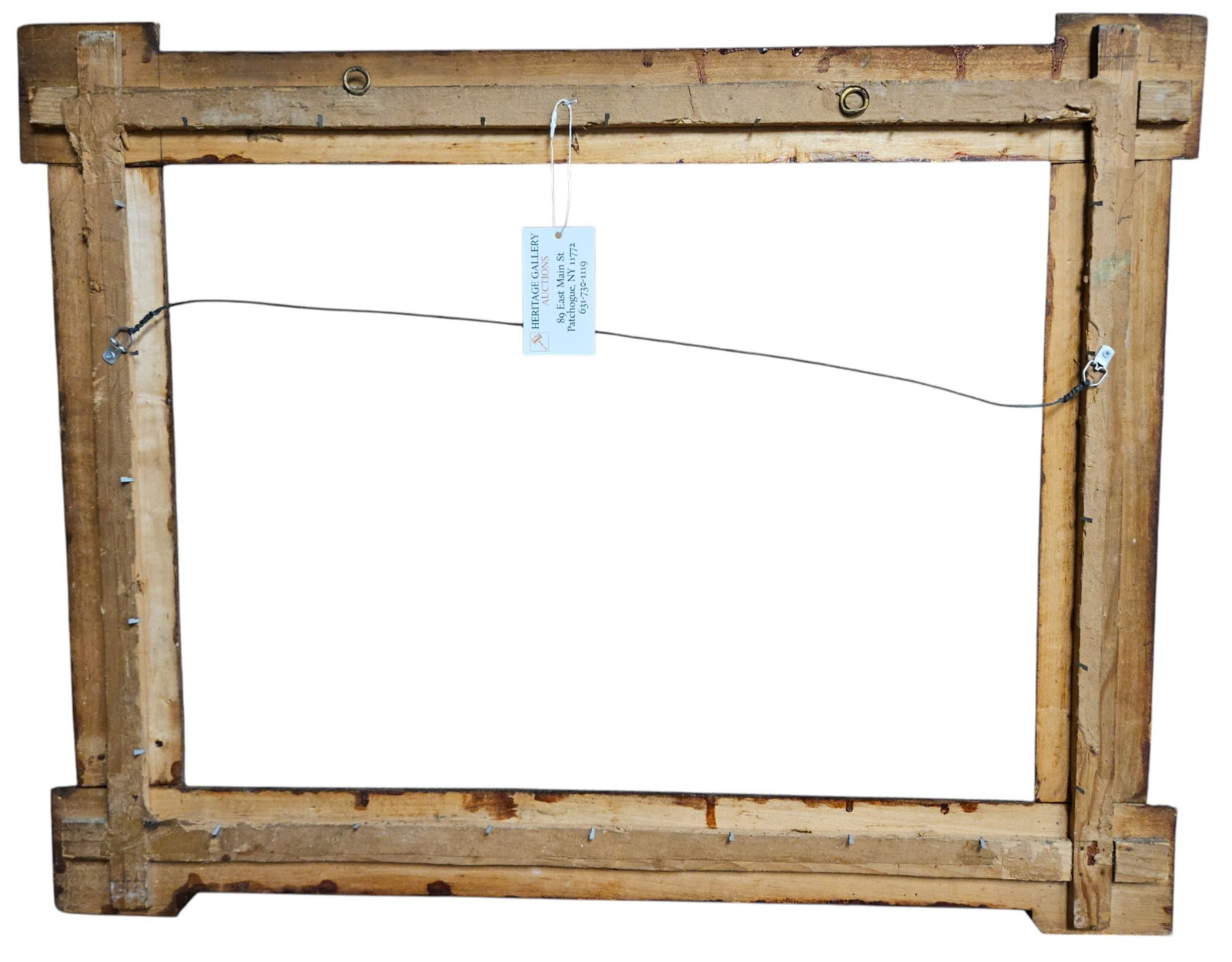 19th Century Tramp Art Frame - 6