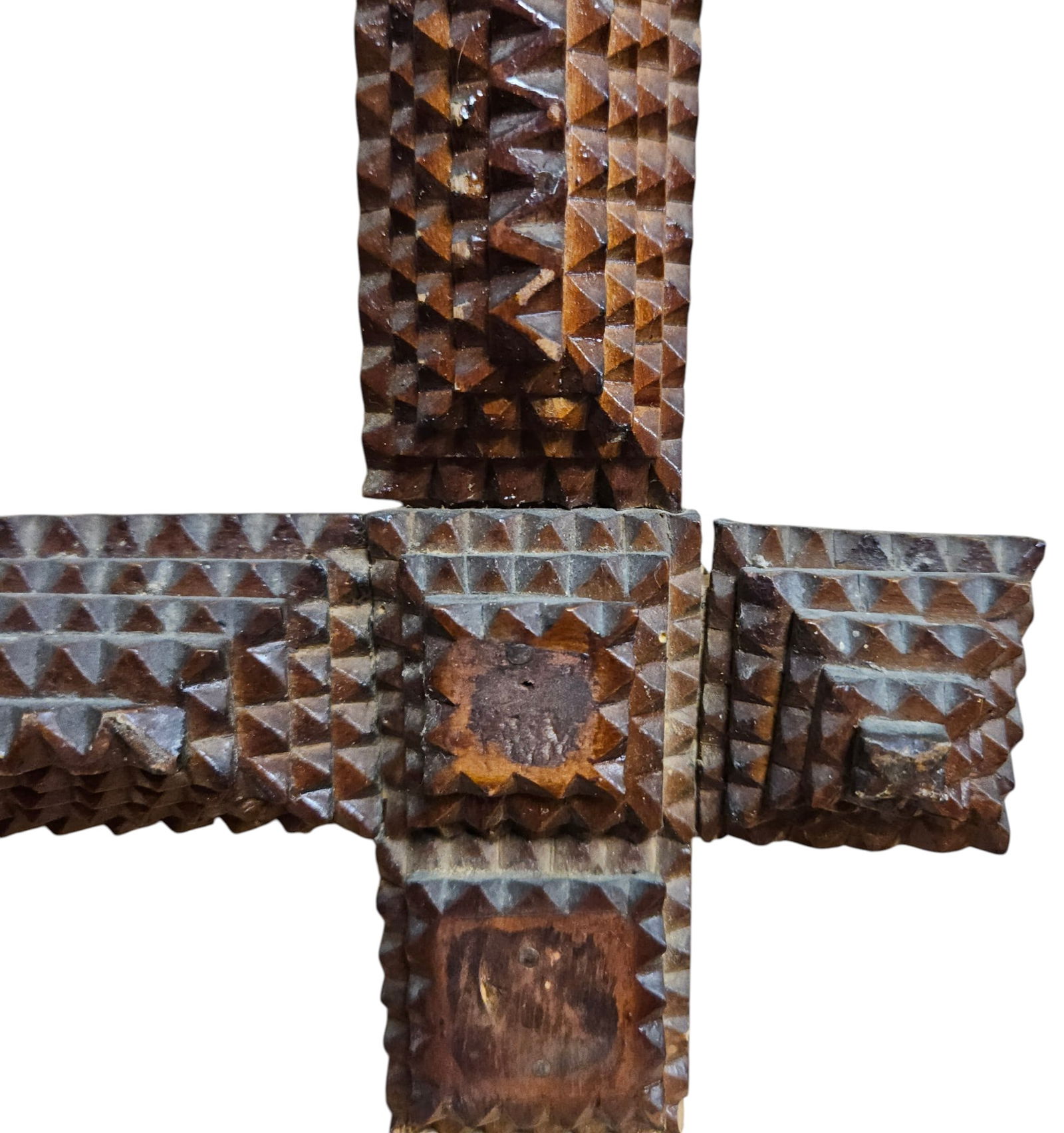 19th Century Tramp Art Frame - 2