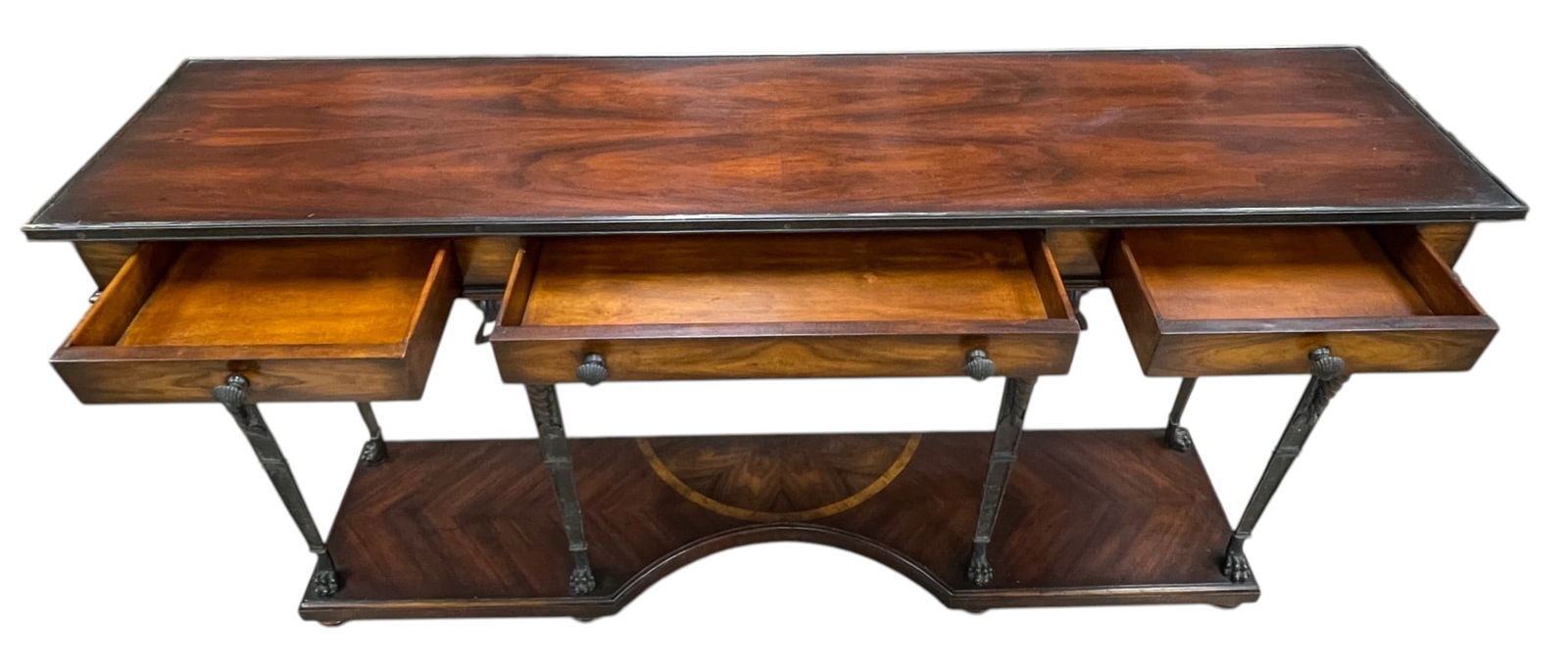 Theodore Alexander Bronze Mounted Console Table - 2