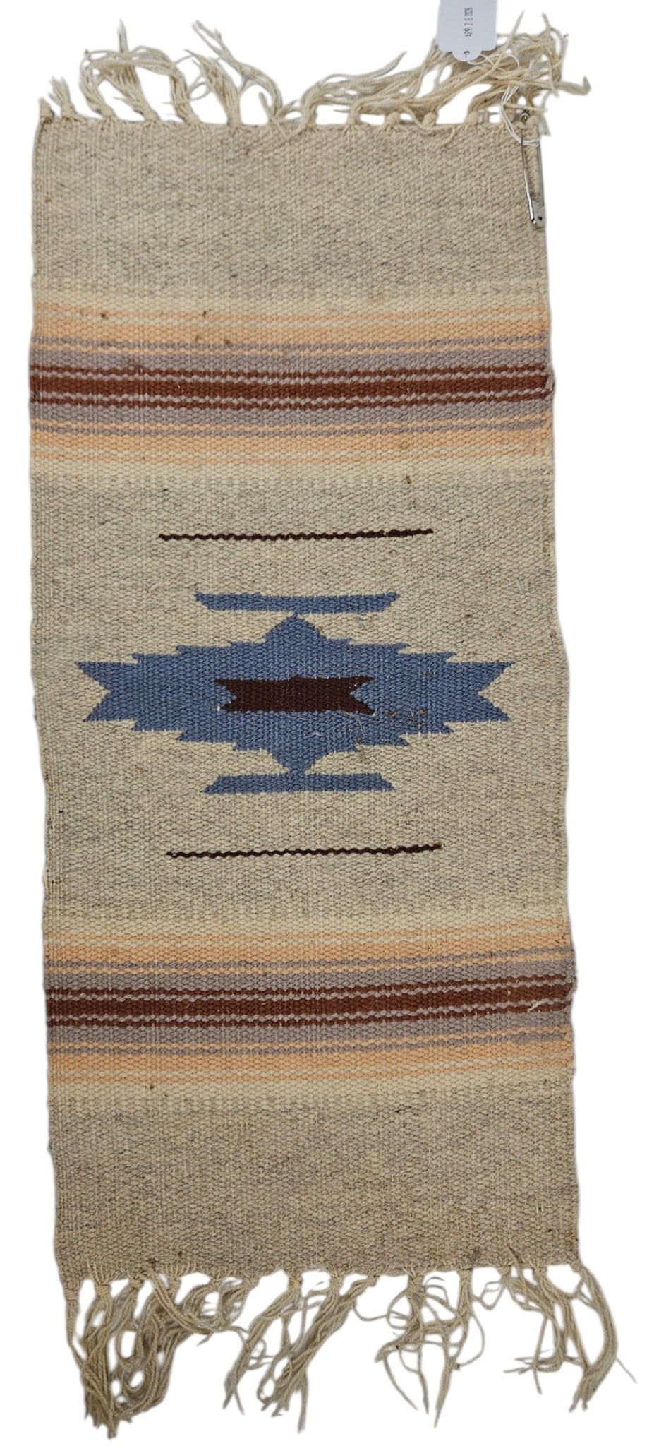 Vintage Chimayo Southwestern Aztec Pattern Tiny Rug - 2