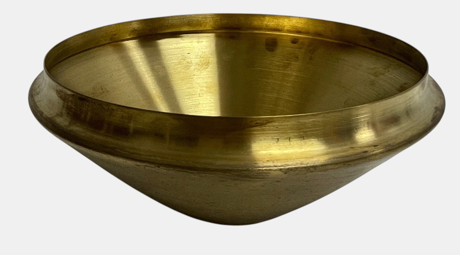 Utopia & Utility India Small Brass Glass & Wood Stackable Container - 4