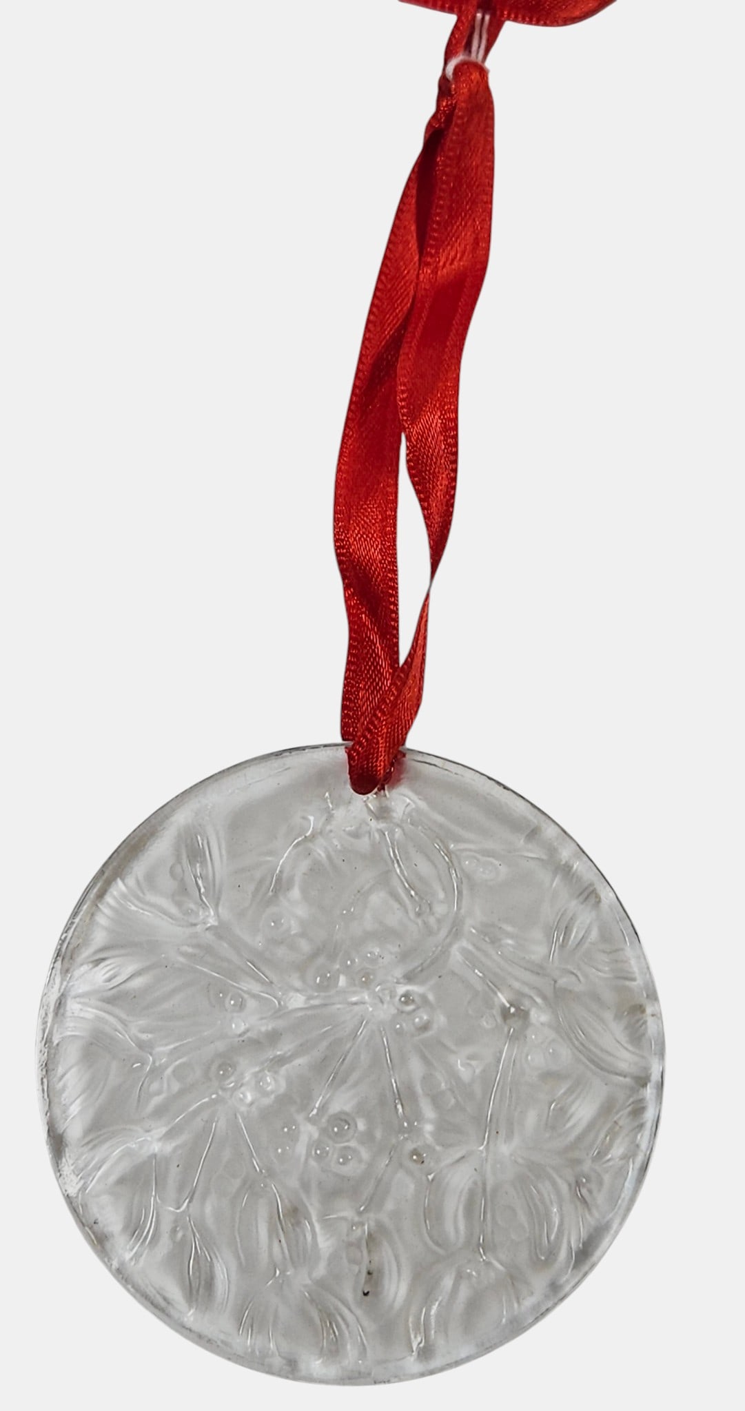 1998 Lalique Noel Seasonal Ornament in Clear Crystal (1 of 5)