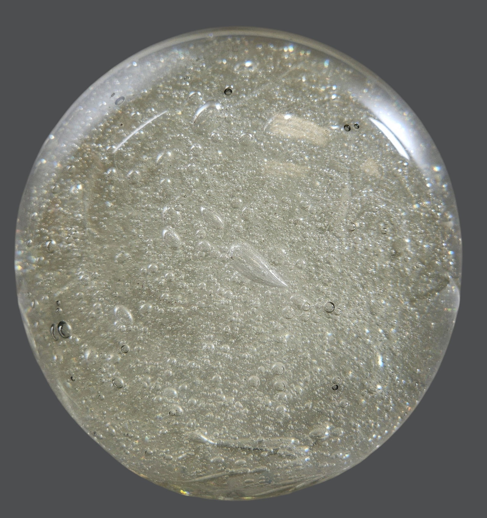 Large Mid Century Crystal Ball - 2