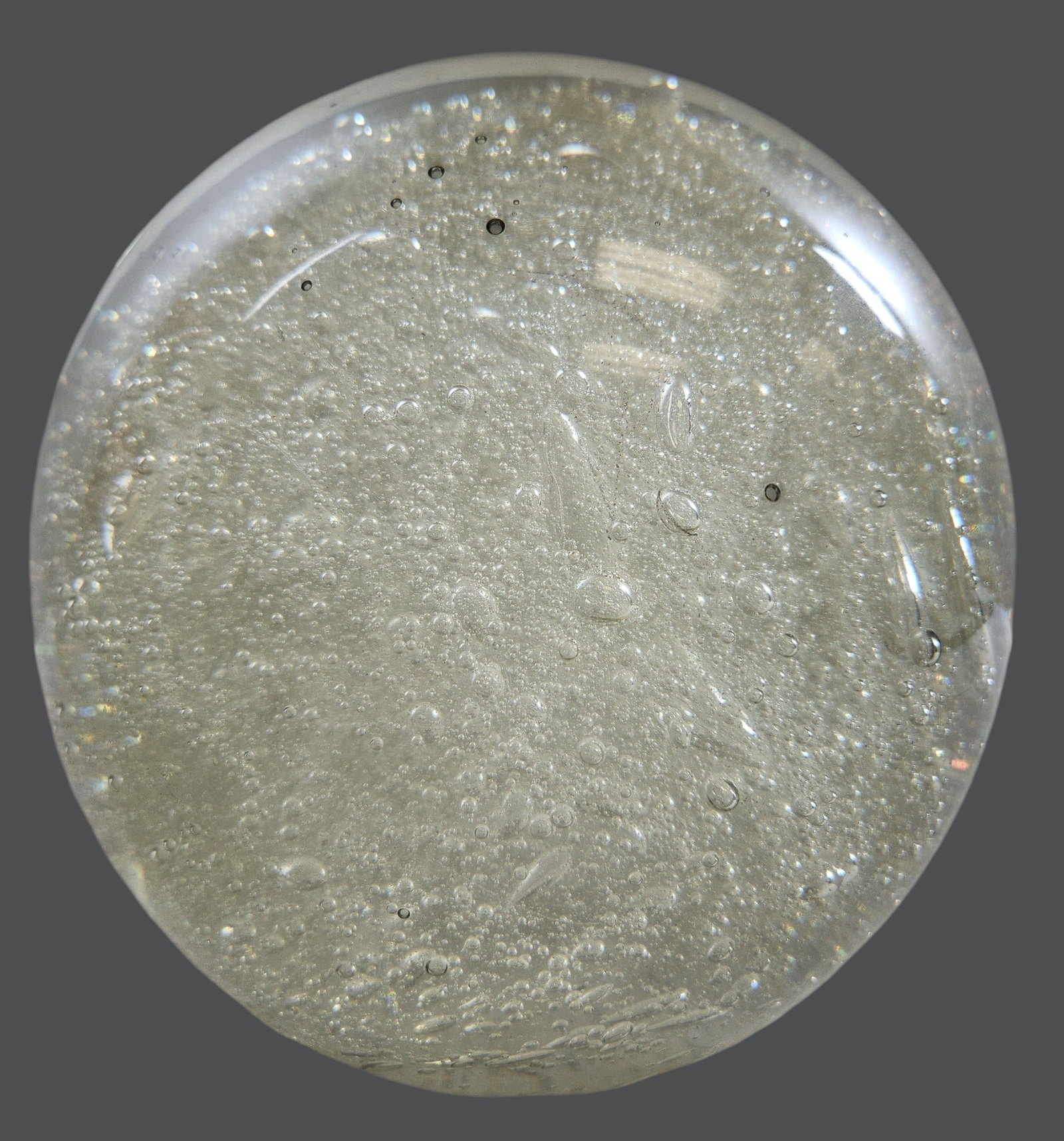 Large Mid Century Crystal Ball - 4