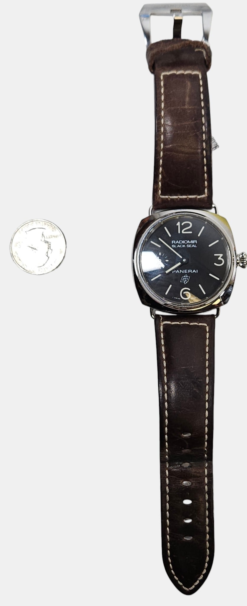 Panerai OP6826 Radiomir Black Seal Limited Edition Steel Manual Mens Wristwatch - 8