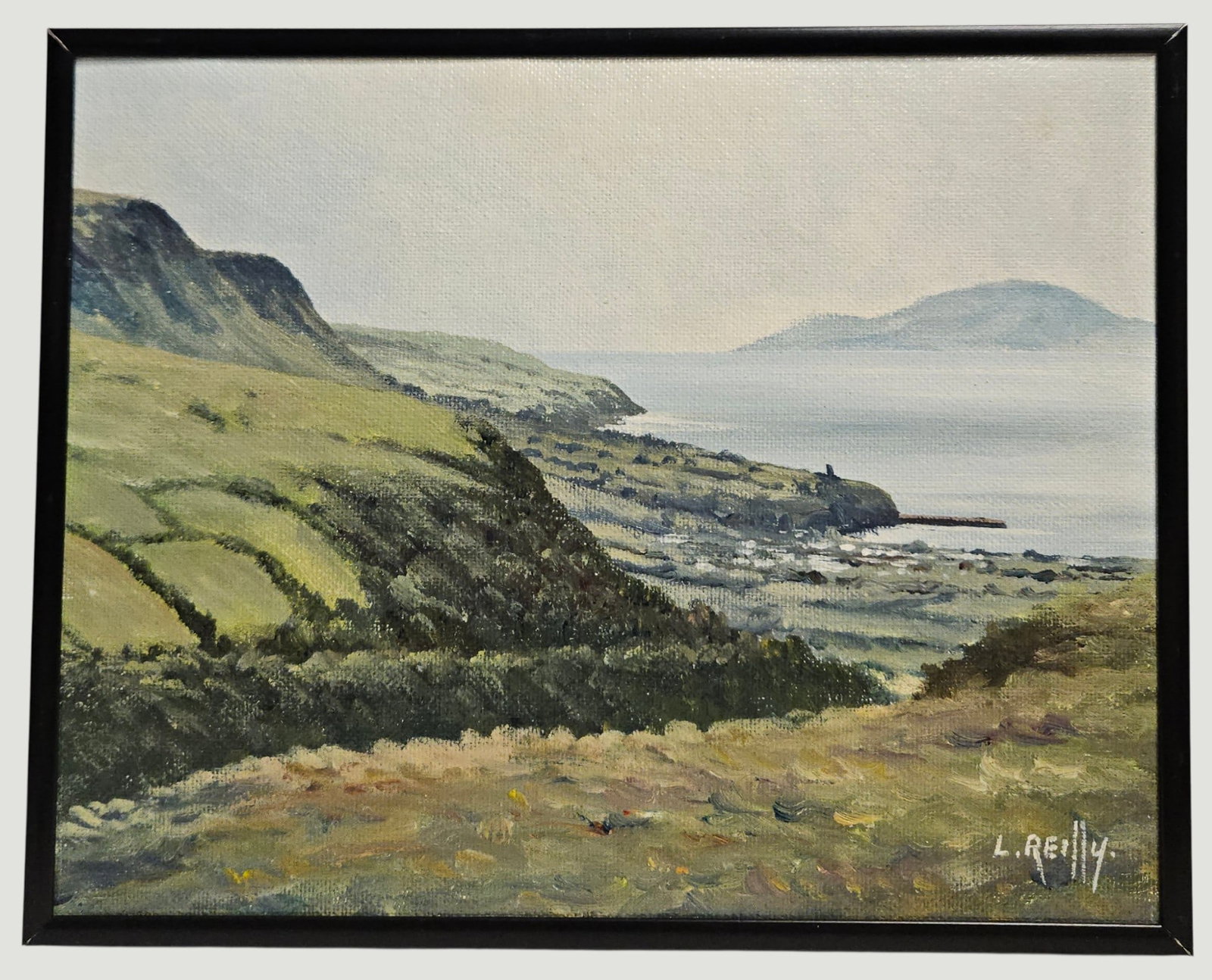 Liam Reilly O/B Landscape Titled Overlooking Gleanariffe (1 of 3)
