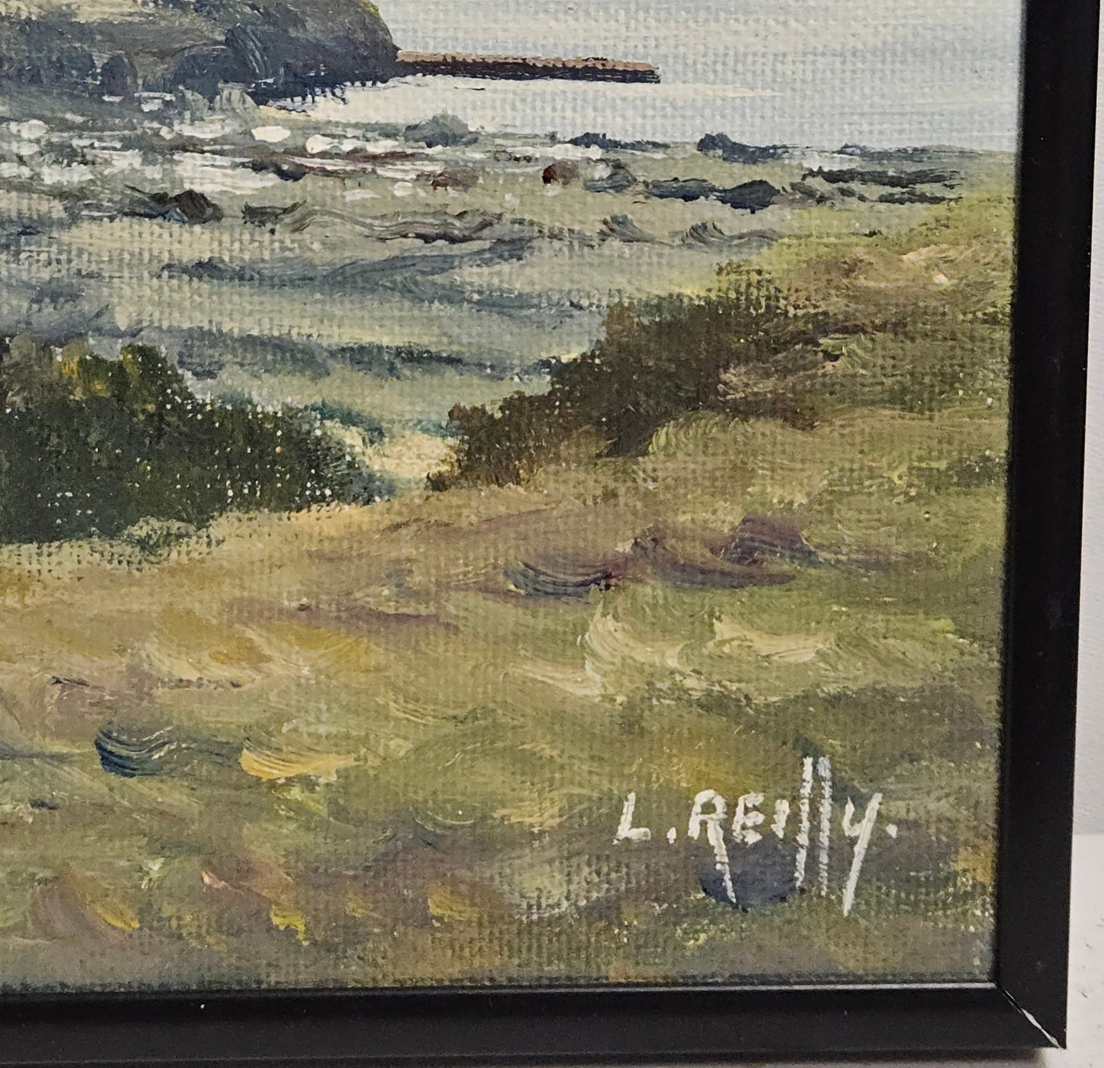 Liam Reilly O/B Landscape Titled Overlooking Gleanariffe - 2
