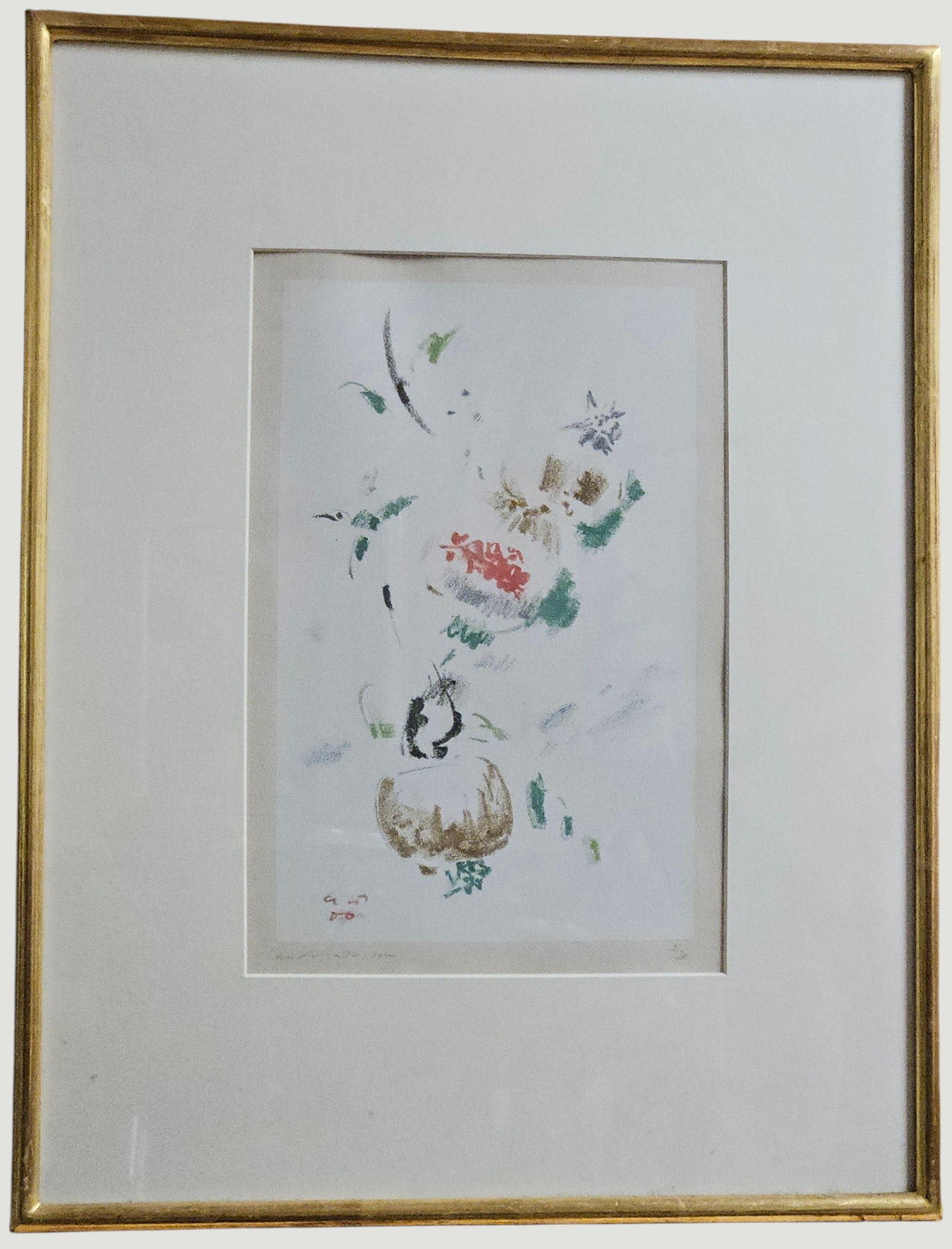 Andre Masson Abstract Expressionist Lithograph Ltd Ed Signed (1 of 3)