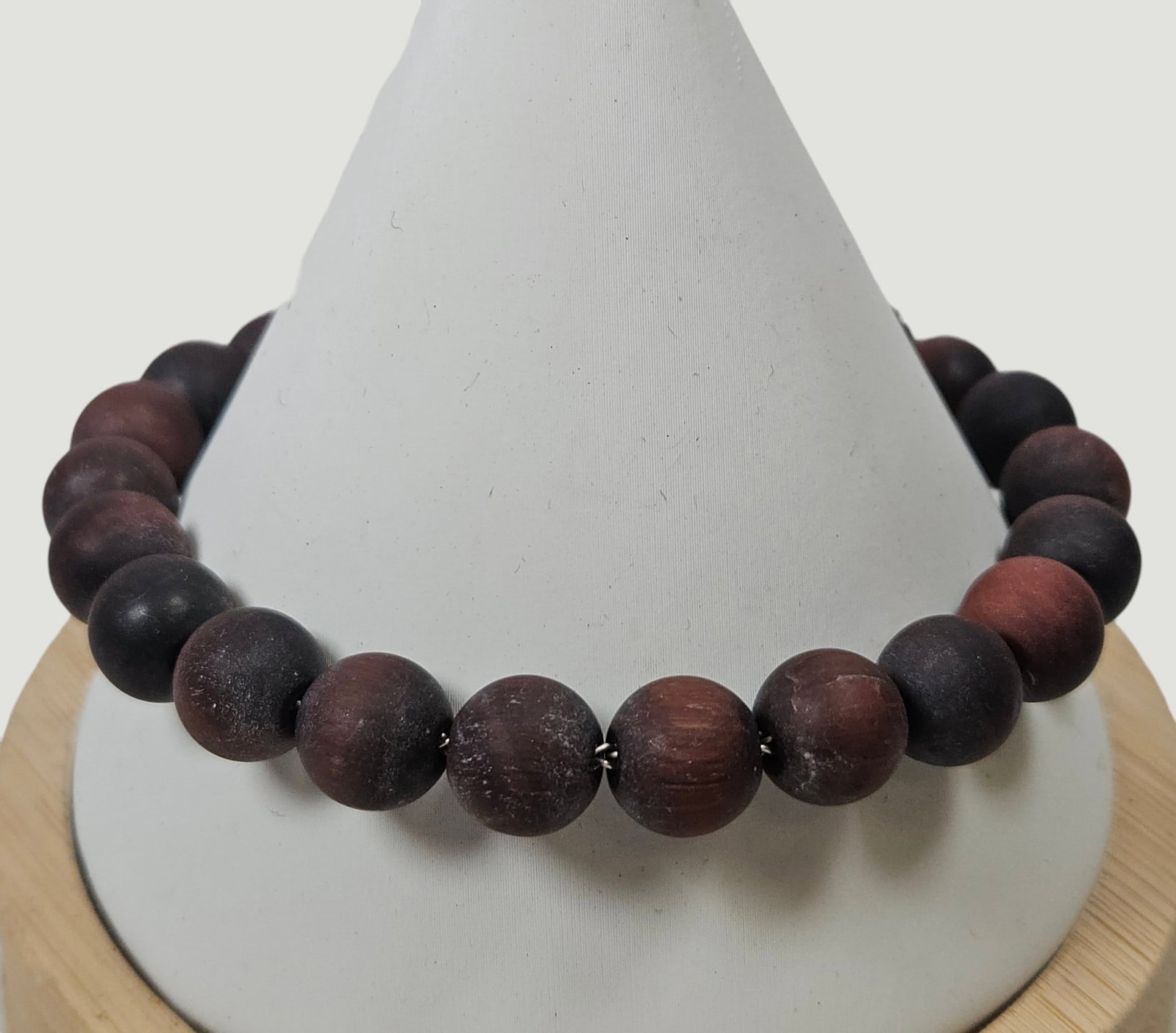 Men's Tiffany & Co Paloma Picasso Sterling Silver & Ox Eye Quartz Beaded Bracelet (1 of 3)