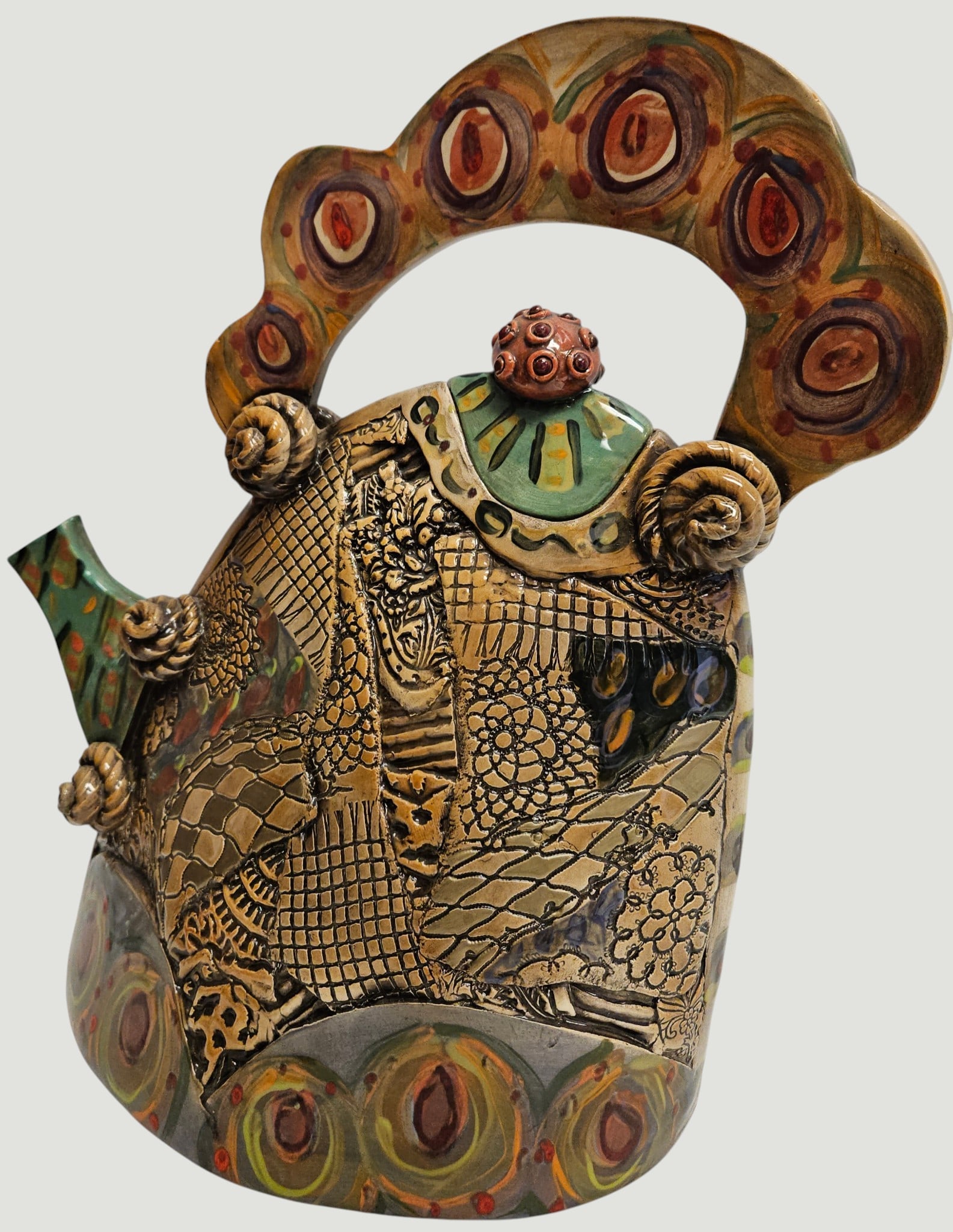 Gail Markiewicz Ceramic Teapot - 3