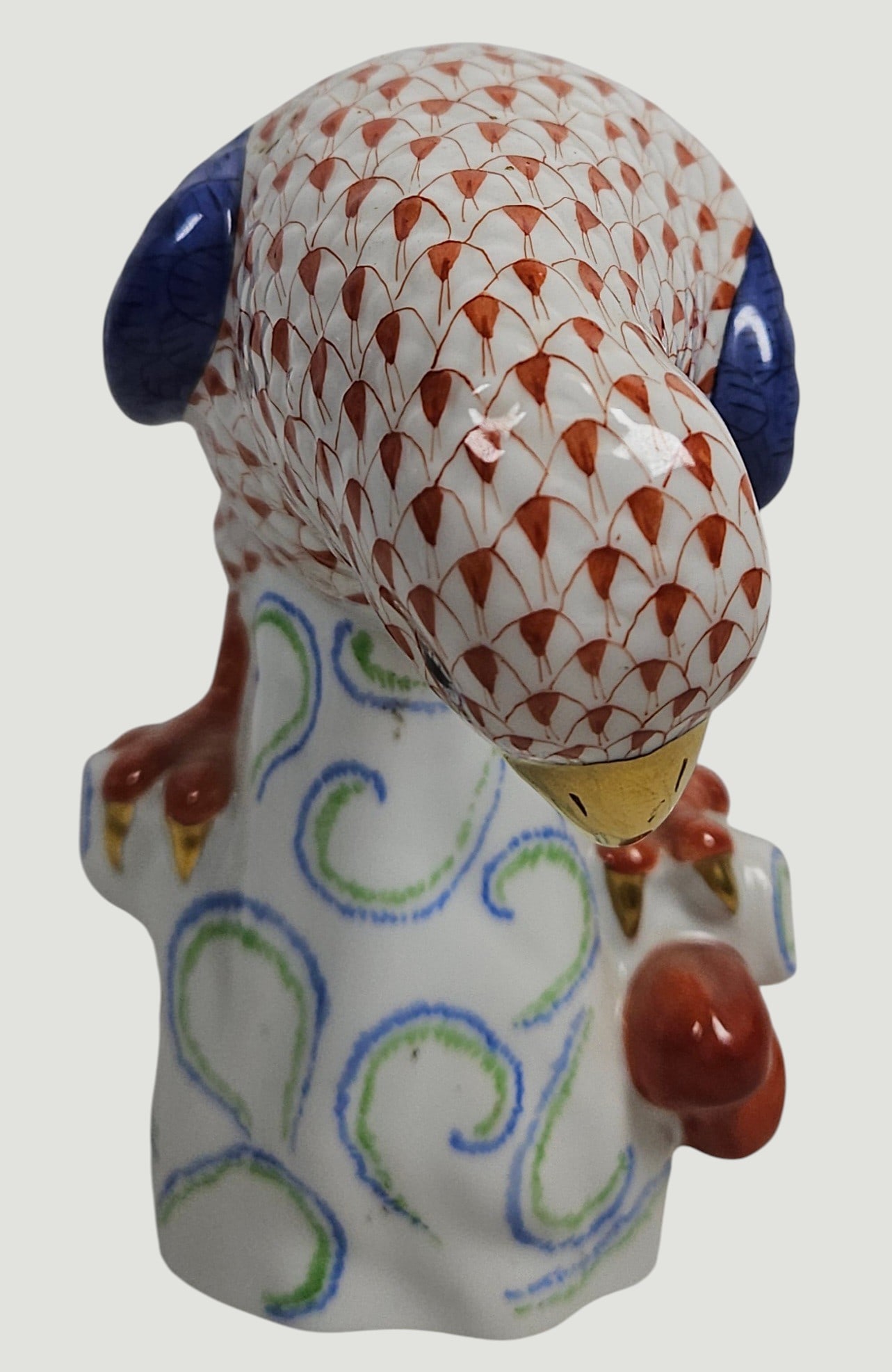 Herend Porcelain Fishnet Parrot - 2