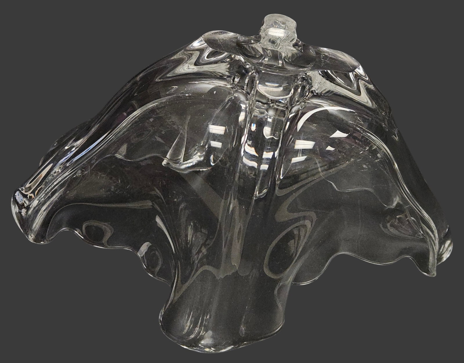 Steuben Crystal Grotesque Flared Crystal Bowl - 5