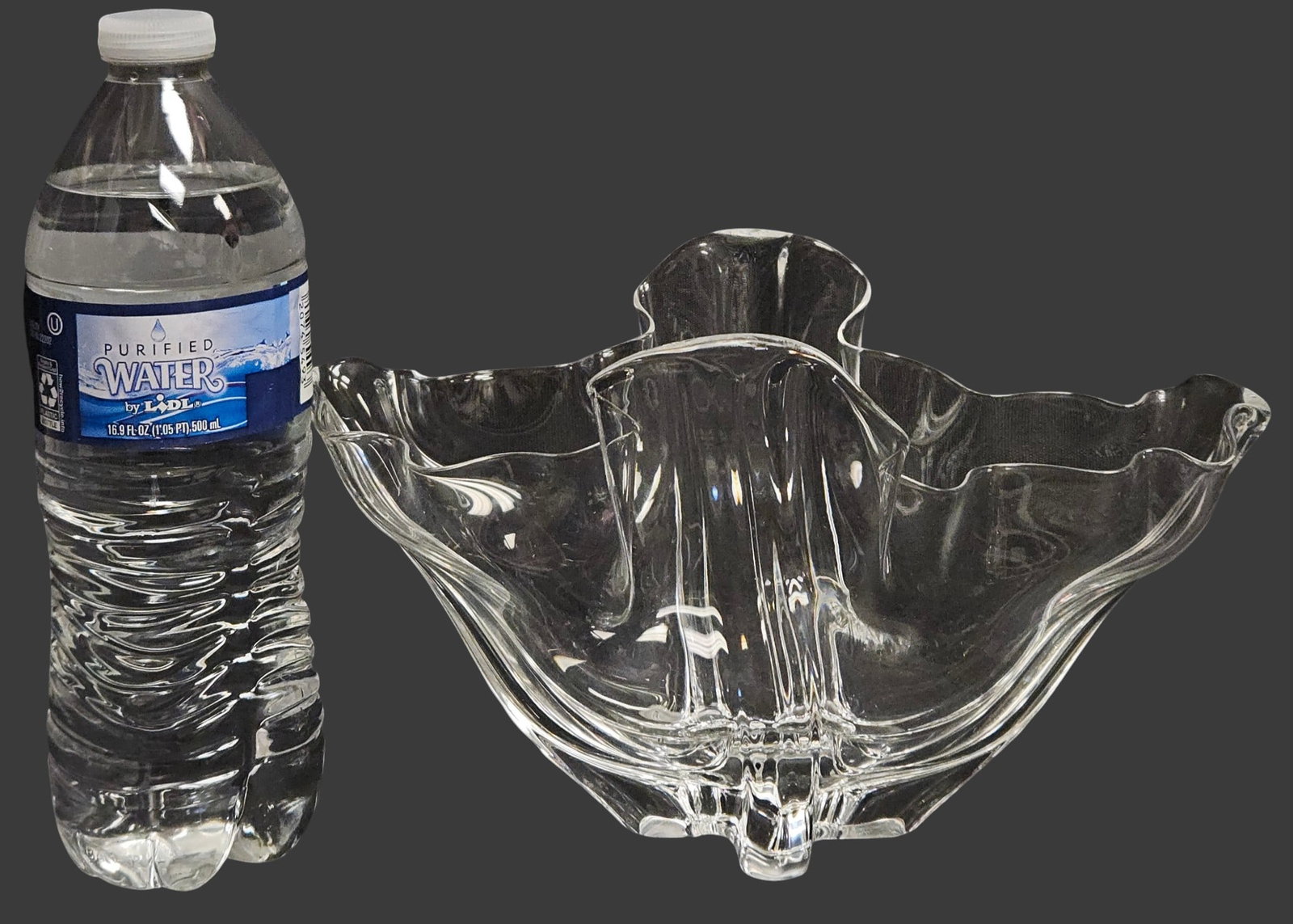 Steuben Crystal Grotesque Flared Crystal Bowl - 7